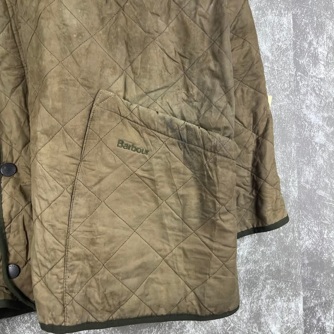 Barbour Vintage Barbour Jacket Suede Bomber fashion corduroy Size US M / EU 48-50 / 2 - 6 Thumbnail