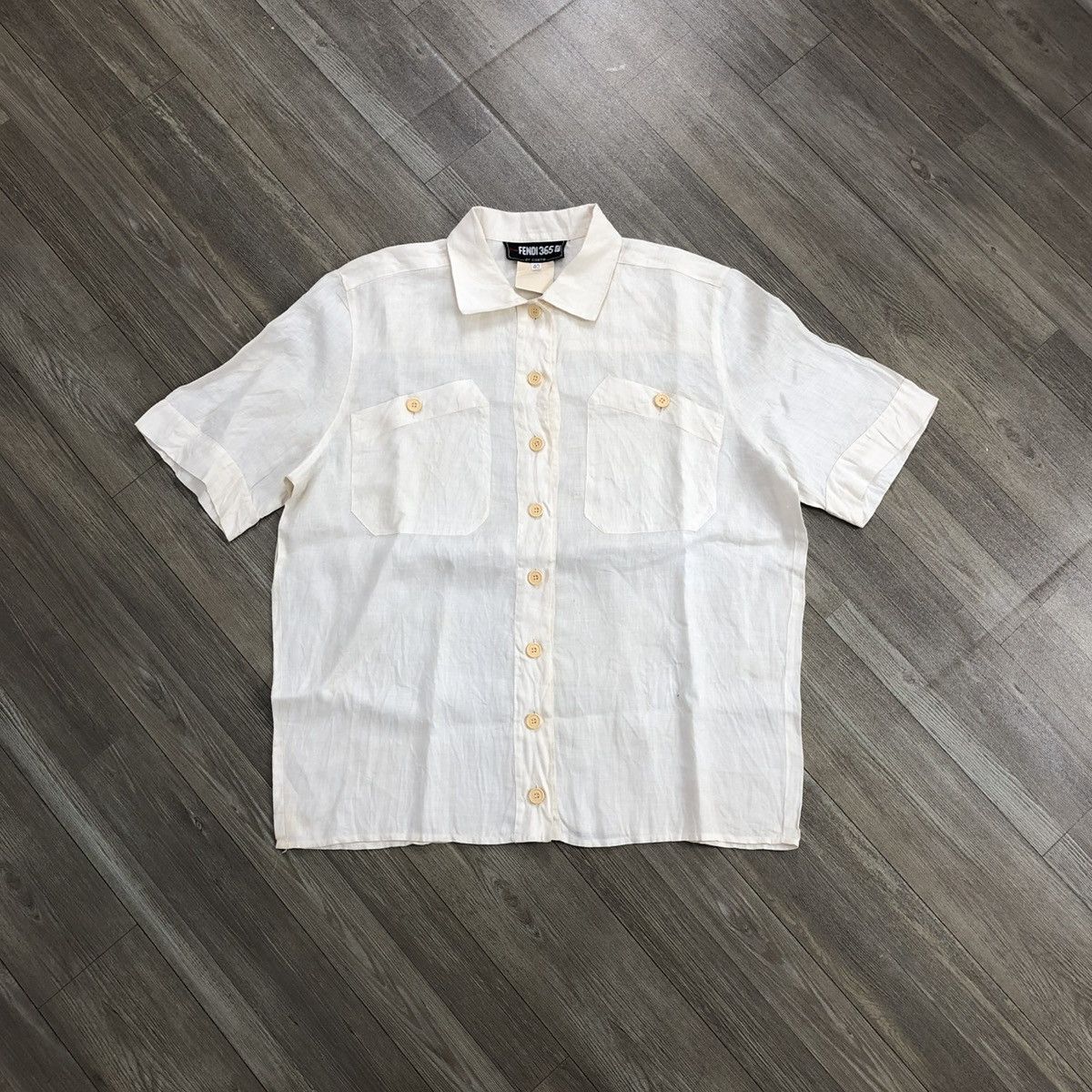 Fendi 90s Vintage Fendi 365 Roma 2 Pocket Button Shirt Luxury Size US M / EU 48-50 / 2 - 1 Thumbnail