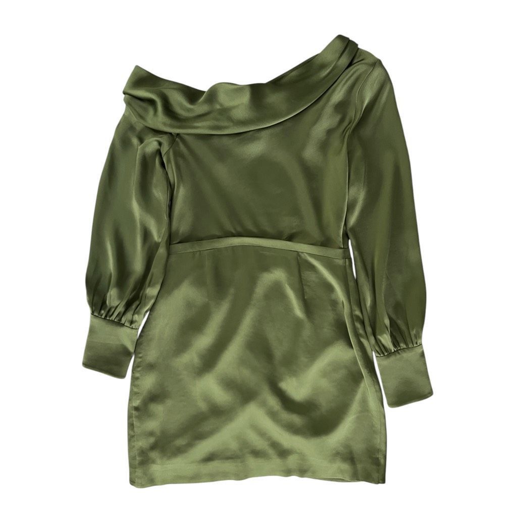 Other SIMKHAI Cameron One Shoulder Mini Dress In Nori 4 Size S / US 4 / IT 40 - 5 Thumbnail