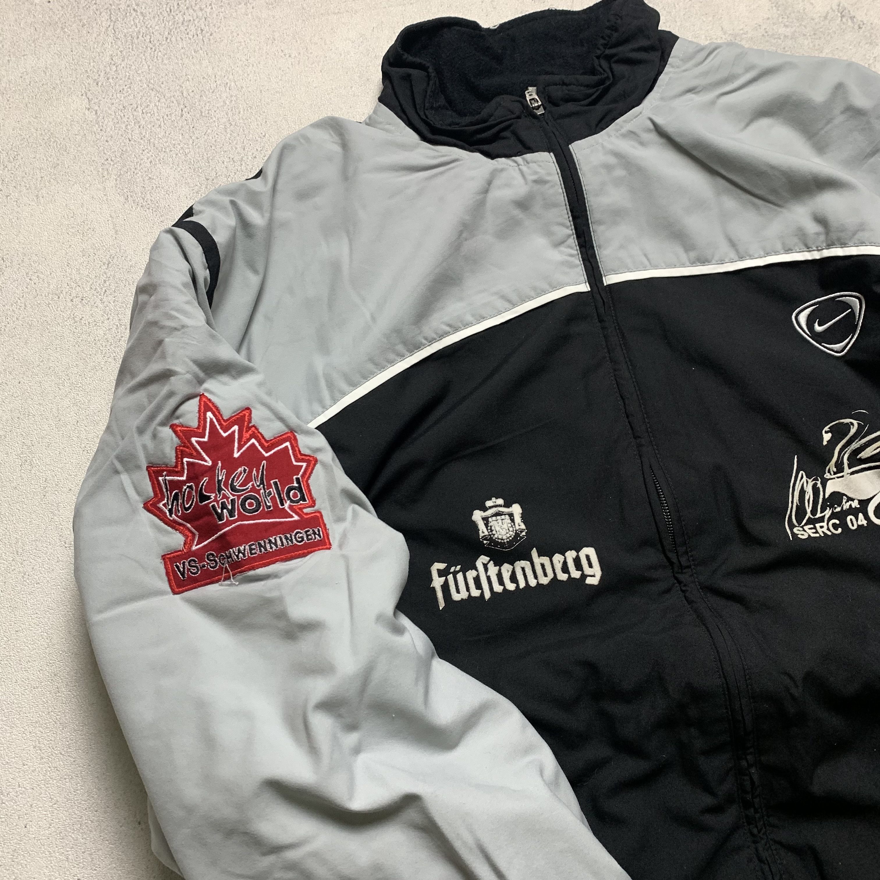 Nike Vintage Nike Furstenberg Hockey World jacket Size US L / EU 52-54 / 3 - 3 Thumbnail