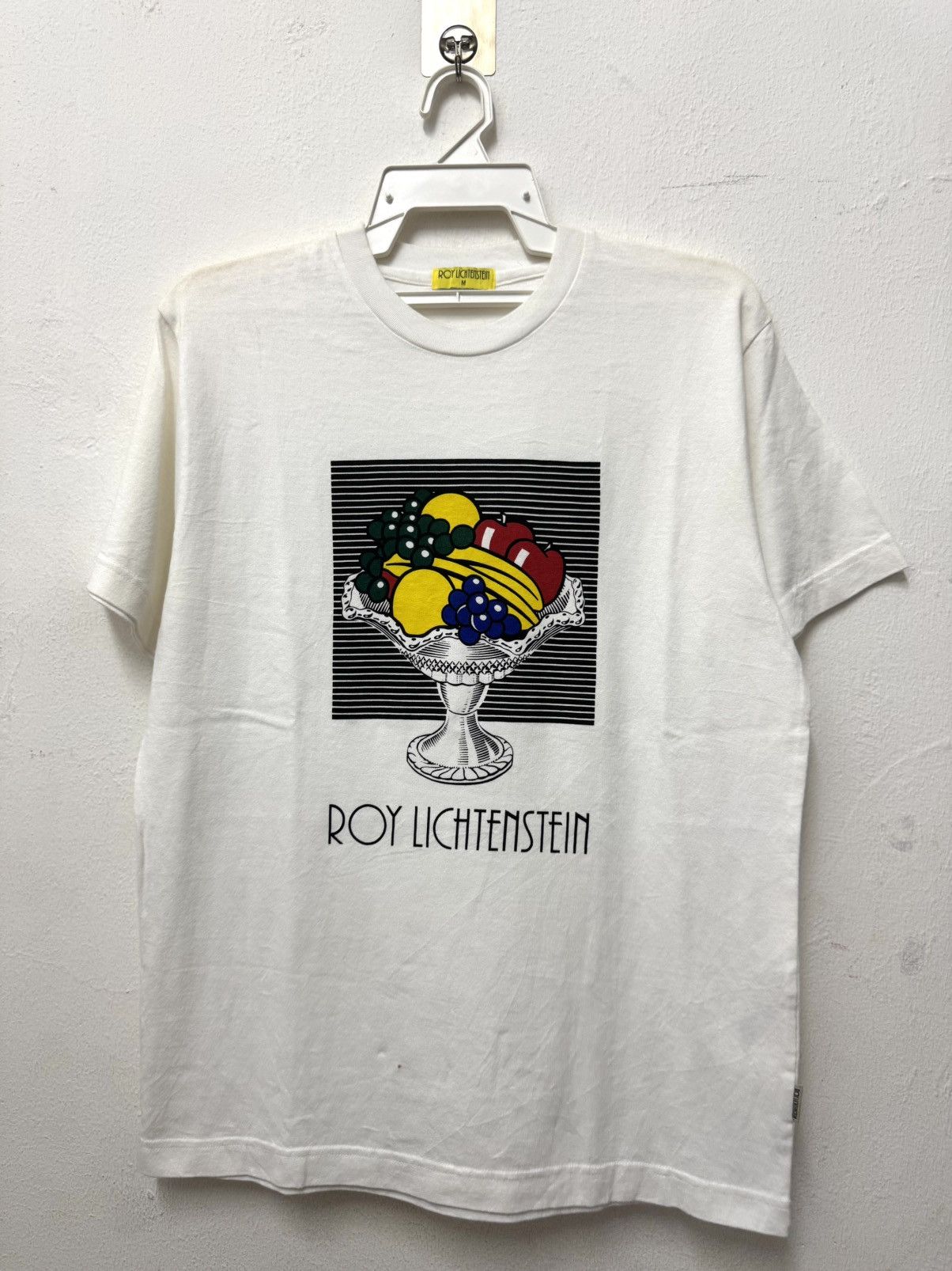 Vintage Vintage 90’s Roy Lichtenstein Pop Art Fruit T shirt Size US L / EU 52-54 / 3 - 1 Thumbnail