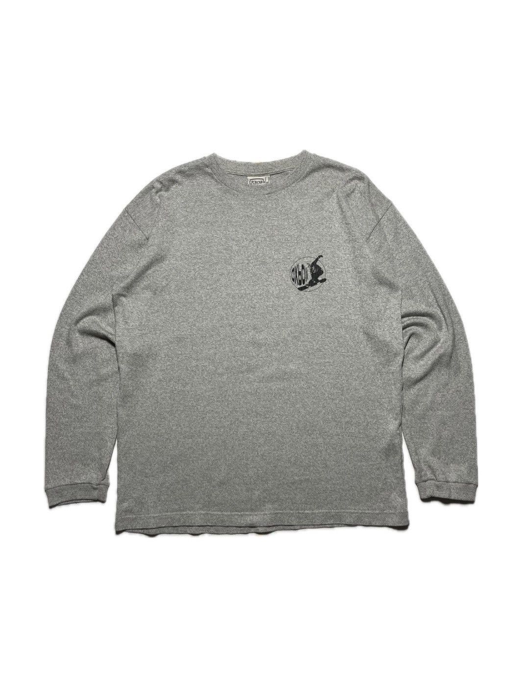 Oxbow Vintage 90’s Oxbow Snowboarding Longsleeve Backprint Size US M / EU 48-50 / 2 - 2 Thumbnail