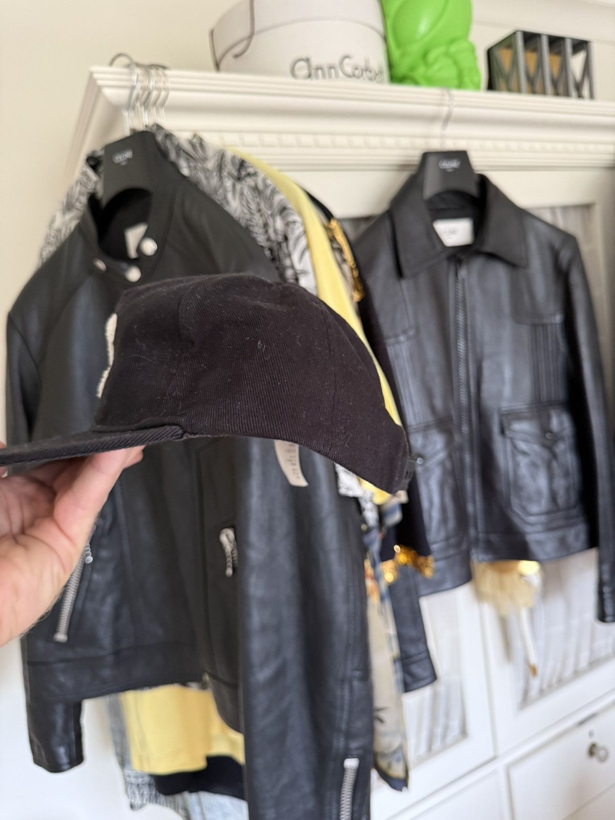 Celine $590 Celine C logo embroidered baseball cap Hedi Slimane M Size ONE SIZE - 5 Thumbnail