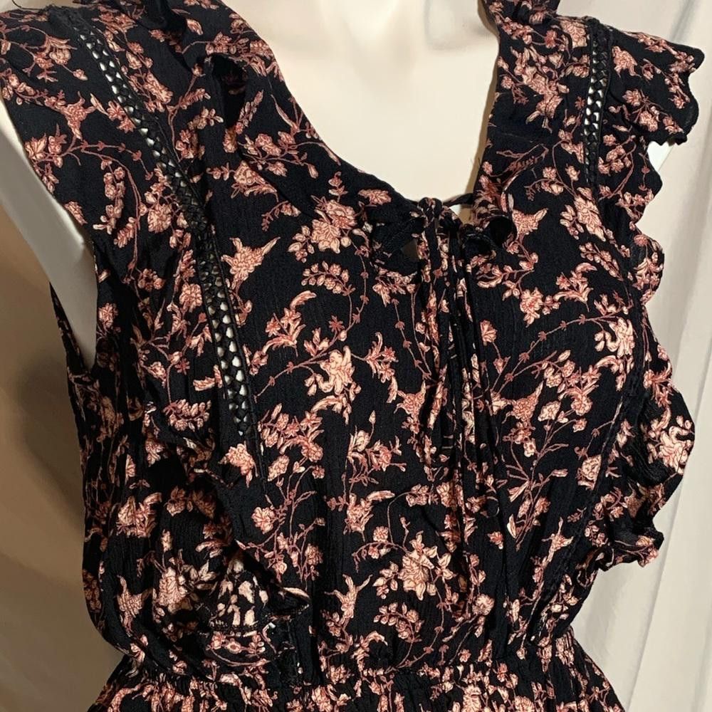 American Rag American Rag Ruffle Collar Floral Blouse, Sm Size S / US 4 / IT 40 - 3 Thumbnail