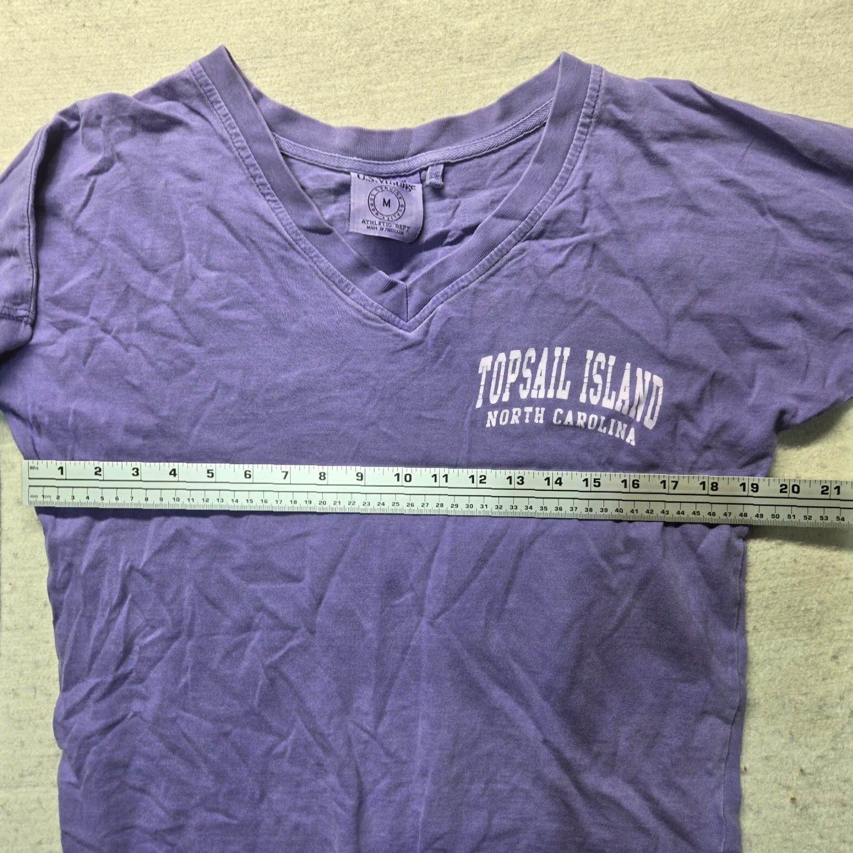 Vintage Vintage Topsail Island North Carolina NC Purple Blue Long Sleeve T-Shirt Adult Women Medium Size M / US 6-8 / IT 42-44 - 5 Thumbnail