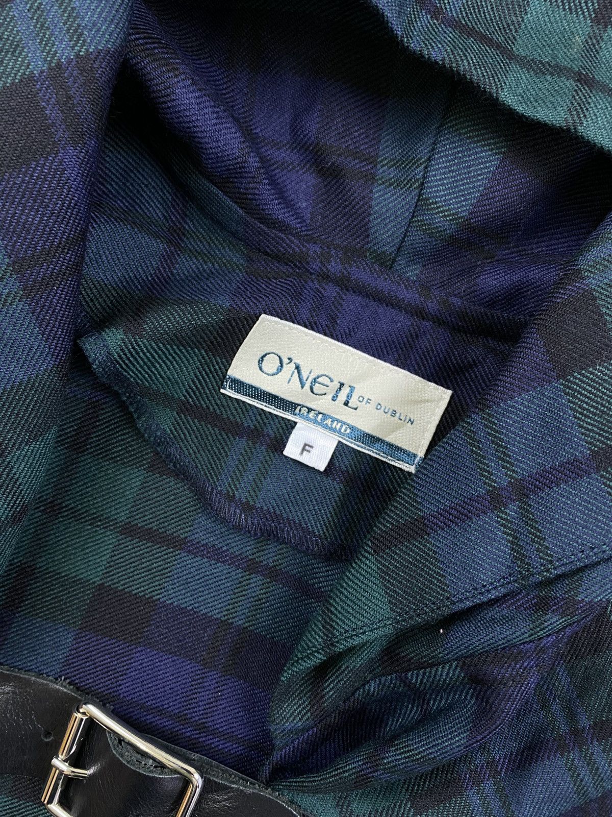 O'Neill Vtg O’neill Of Dublin Wool Plaid Tartan Hooded Cape Jacket Size US XL / EU 56 / 4 - 13 Thumbnail