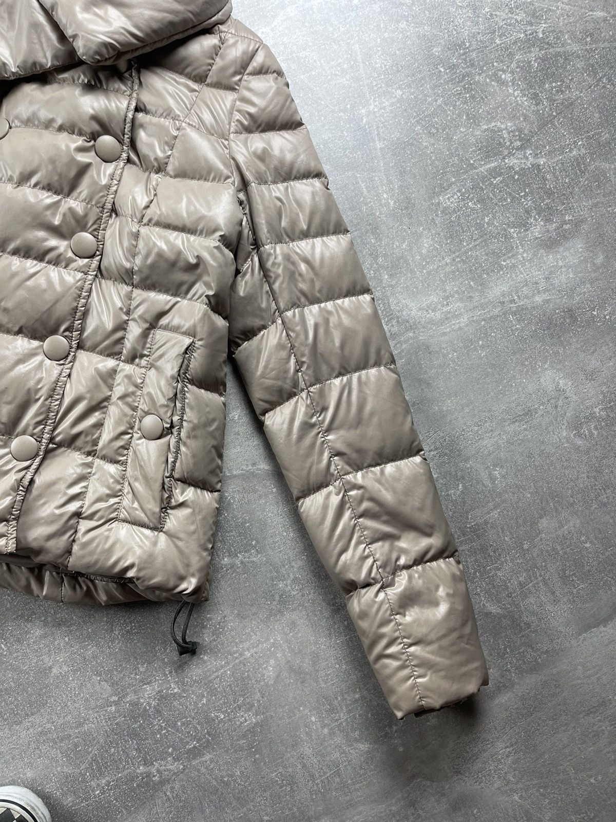Duvetica Duvetica Lightweight Down Puffer Jacket Taupe Beige Size M / US 6-8 / IT 42-44 - 7 Thumbnail