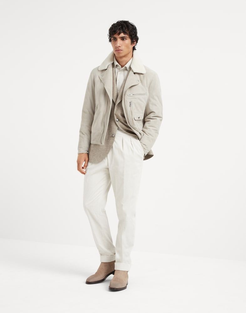 Brunello Cucinelli o1w1db10925 Suit-Type Jacket in Grey Size US M / EU 48-50 / 2 - 5 Thumbnail