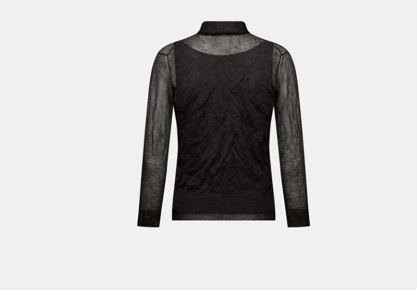 Dior o1w1db10525 354S48 Sweater with Camisole in Black Size XS / US 0-2 / IT 36-38 - 2 Thumbnail