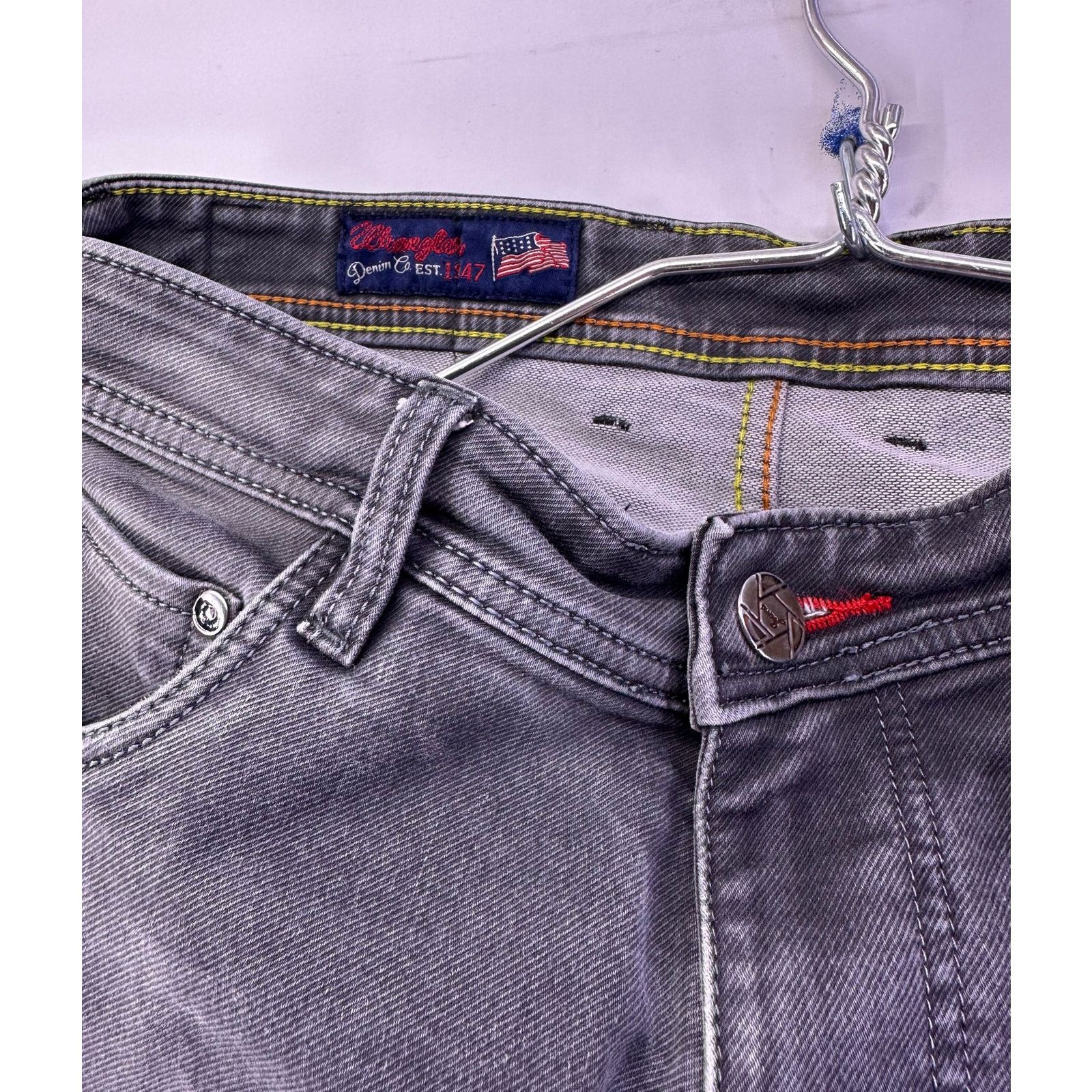 Wrangler Wrangler Gray Western Demin Jeans Size 34 Size US 34 / EU 50 - 8 Thumbnail