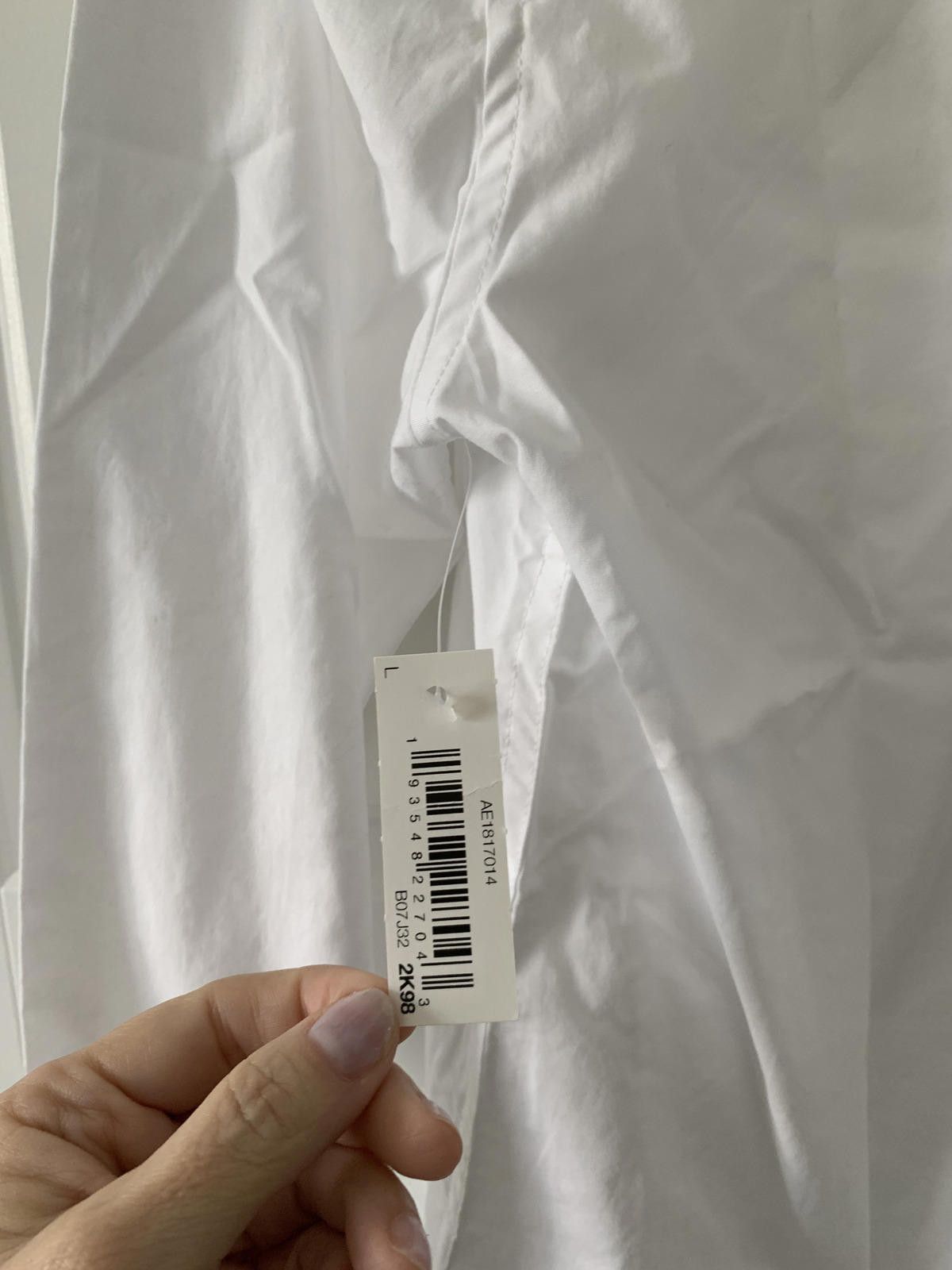 Other White Button Down Long Sleeve Shirt Size L / US 10 / IT 46 - 5 Thumbnail
