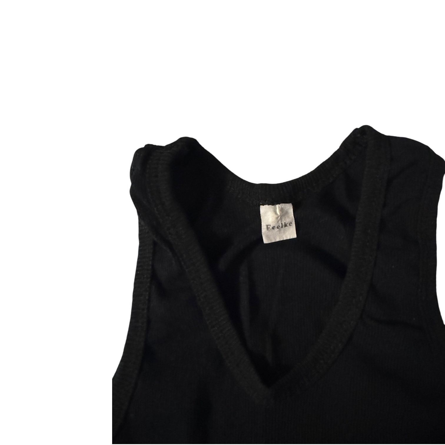 Other Feelke Women’s Basic Black Tank Top – Small Size S / US 4 / IT 40 - 2 Thumbnail