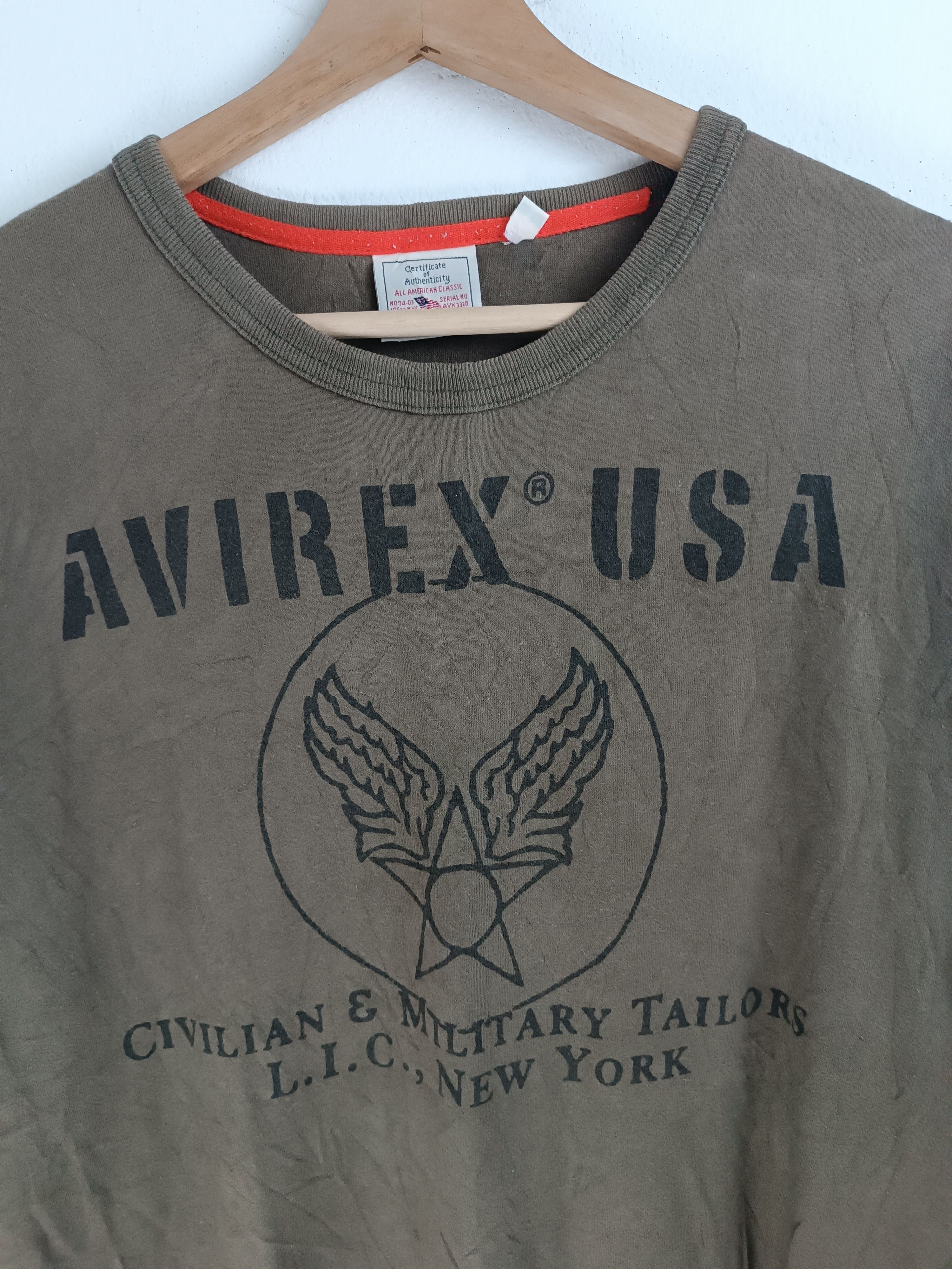 Avirex VINTAGE AVIREX USA SINGLE STITCH ARMY MARINES VERY RARE Size US L / EU 52-54 / 3 - 10 Thumbnail