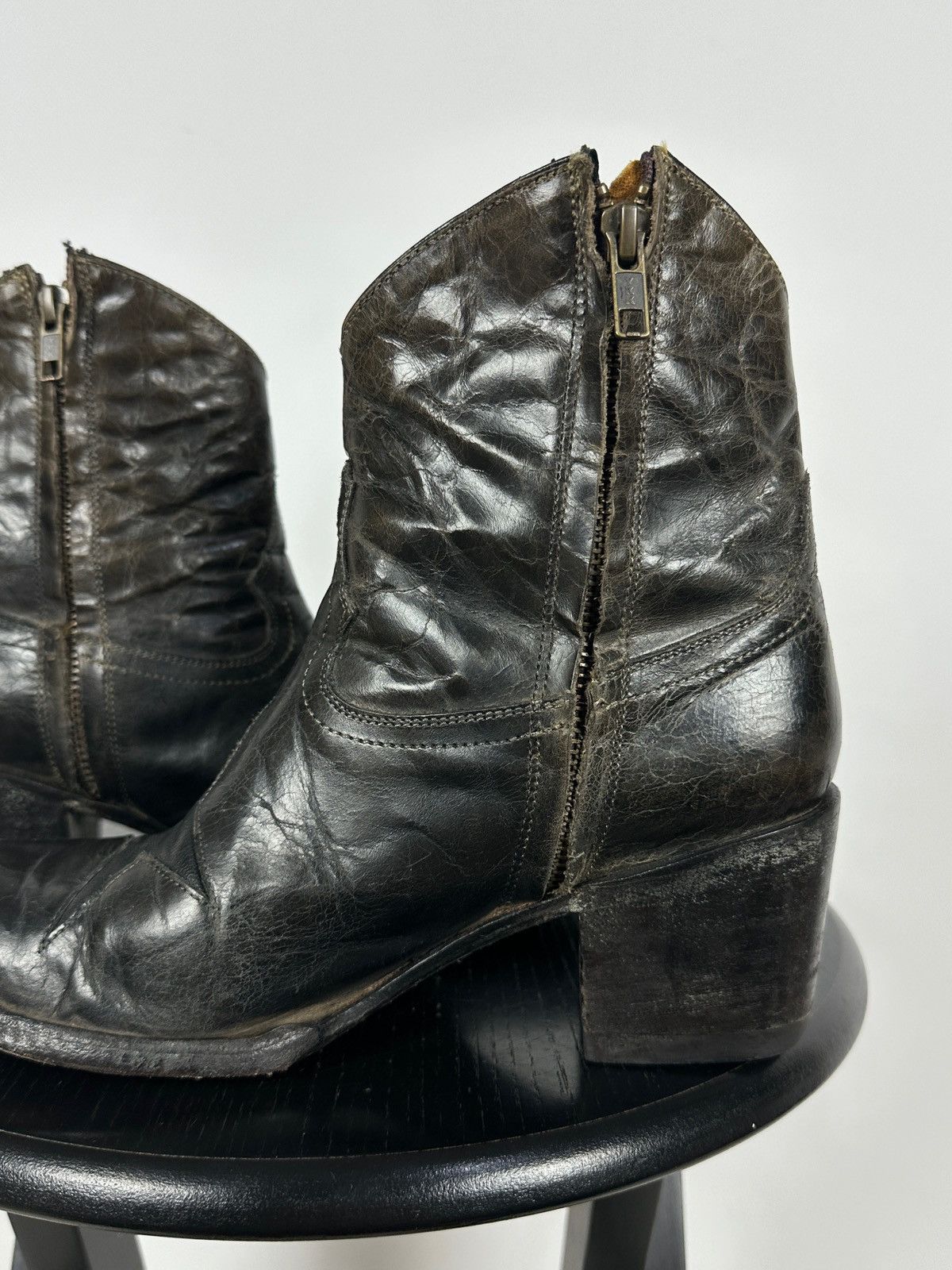 Old Gringo Old Gringo Mexicana Cowboy Leather Ankle Stars Boots Size US 8 / IT 38 - 19 Thumbnail