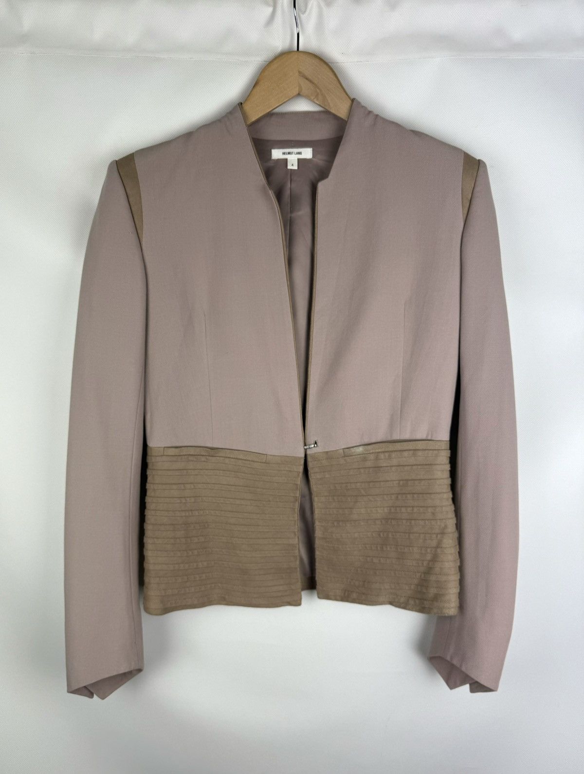 Helmut Lang Helmut Lang Ladies Wool / Viscose Blazer Jacket Size 4 Size S / US 4 / IT 40 - 1 Thumbnail