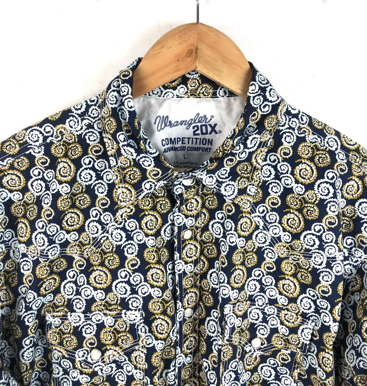 Wrangler Vintage wrangler cowboy style country button shirt L Size US L / EU 52-54 / 3 - 2 Thumbnail