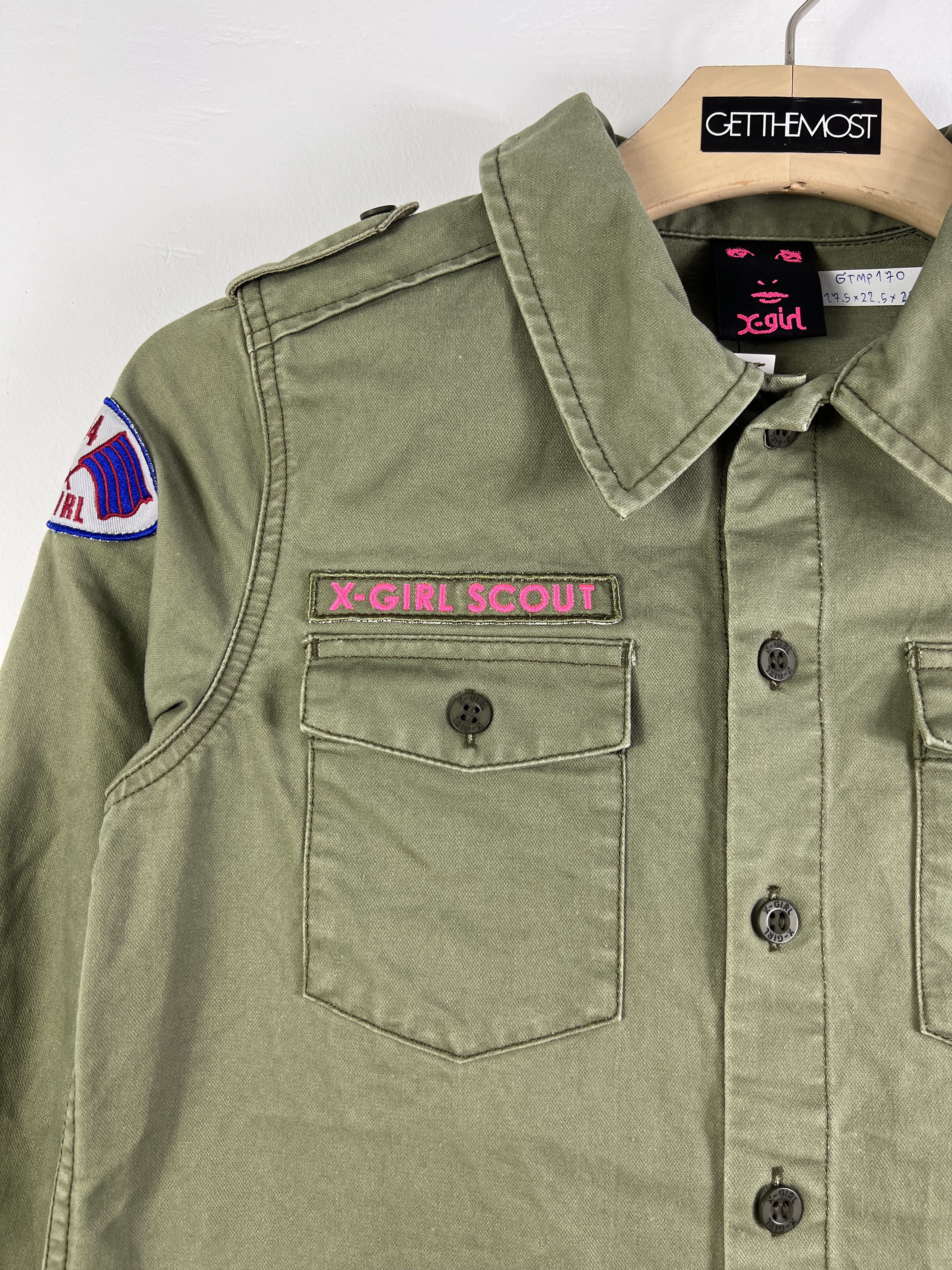 X-Girl X-Girl Scout Shirt (1) GTMP170 Size XS / US 0-2 / IT 36-38 - 2 Thumbnail
