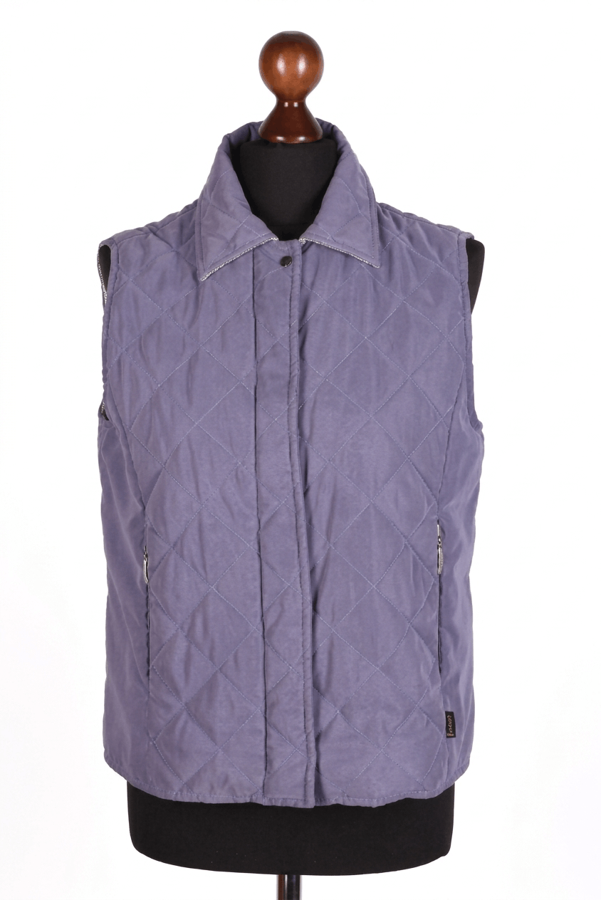 Barbour Women's Barbour Microfibre Quilt Waistcoat Blue Size S/M Size M / US 6-8 / IT 42-44 - 1 Thumbnail