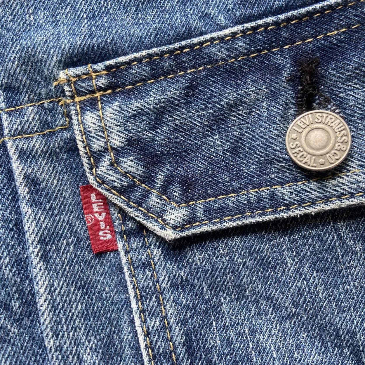 Levi's LEVI'S 507 Type 2 II Selvedge Denim Trucker Jacket Size US L / EU 52-54 / 3 - 3 Thumbnail
