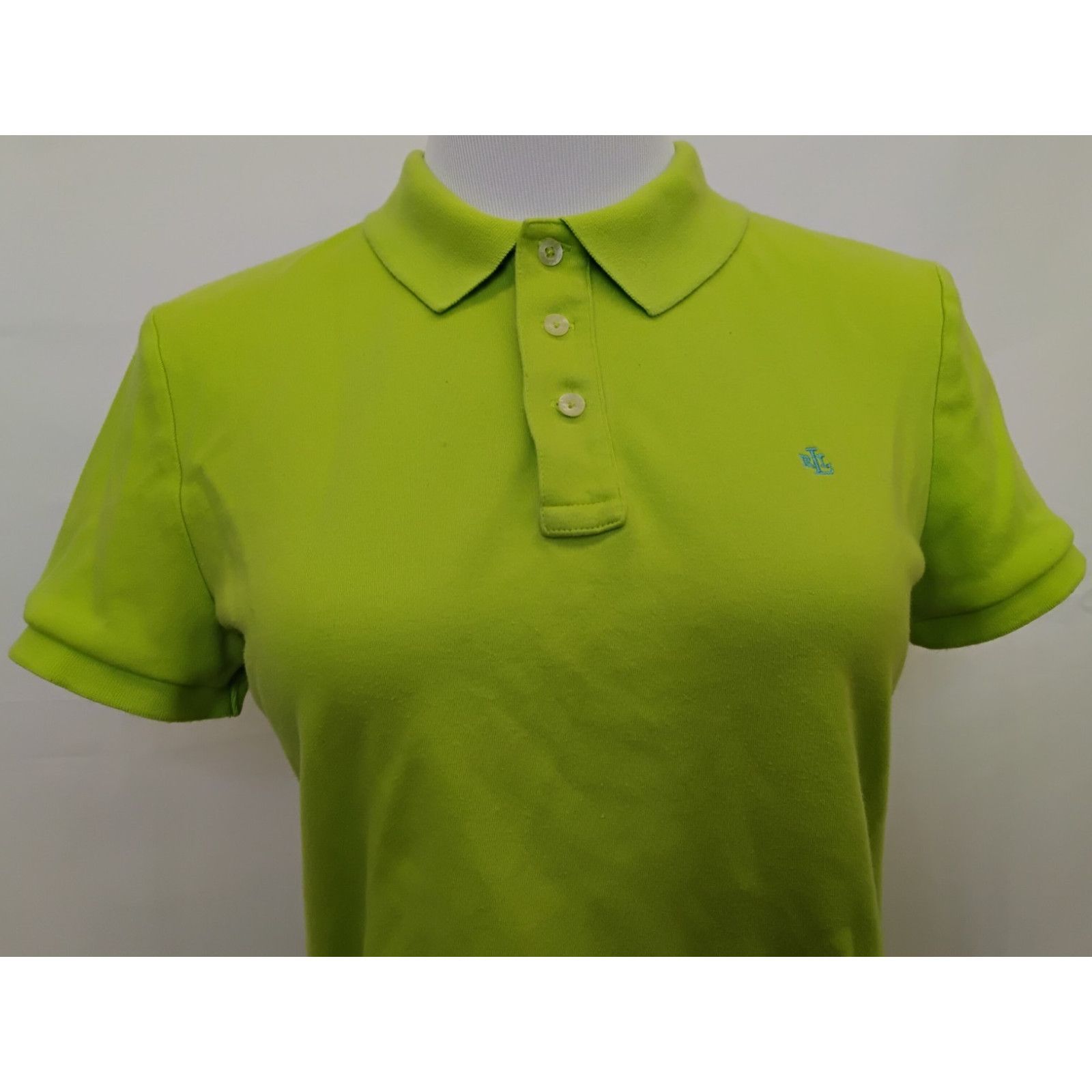 Lauren Ralph Lauren Lauren Ralph Lauren Short Sleeve Polo Shirt Women's M Green Size M / US 6-8 / IT 42-44 - 5 Thumbnail