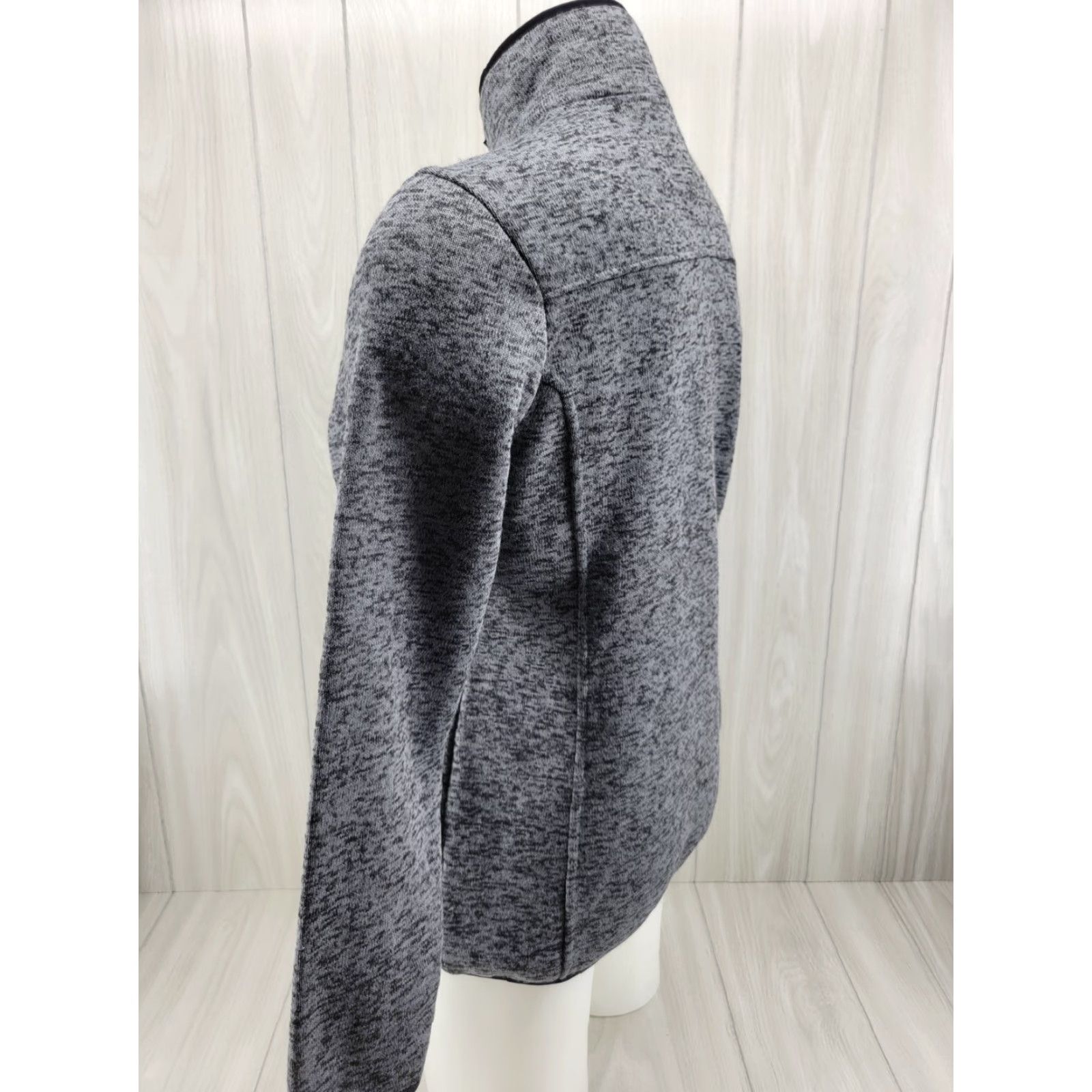 Vintage SIMPLY SOUTHERN Pullover Sweater Gray L Long Sleeve 1/4 Snap Pockets Knit Polyester Women's Vintage: No Size L / US 10 / IT 46 - 7 Thumbnail