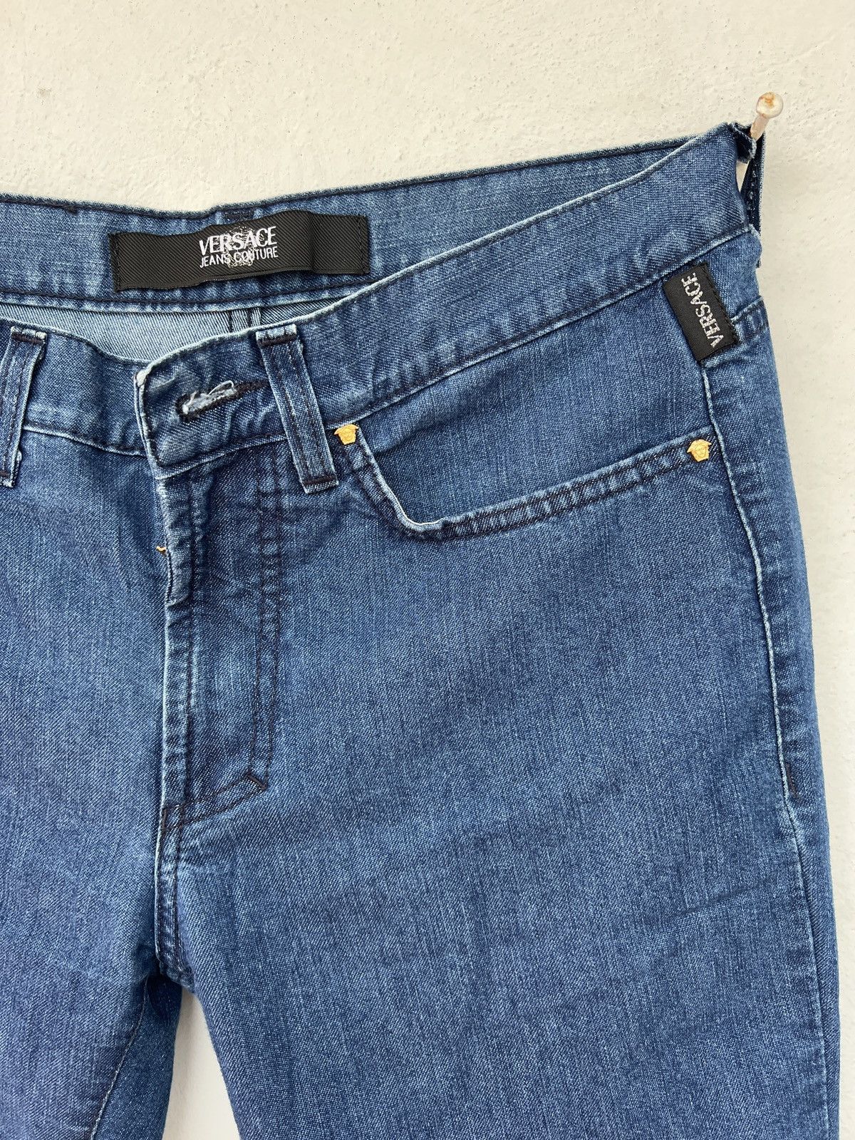Versace Jeans Couture Versace Jeans Couture italy Blue Denim W28 new Size 30" / US 8 / IT 44 - 1 Thumbnail