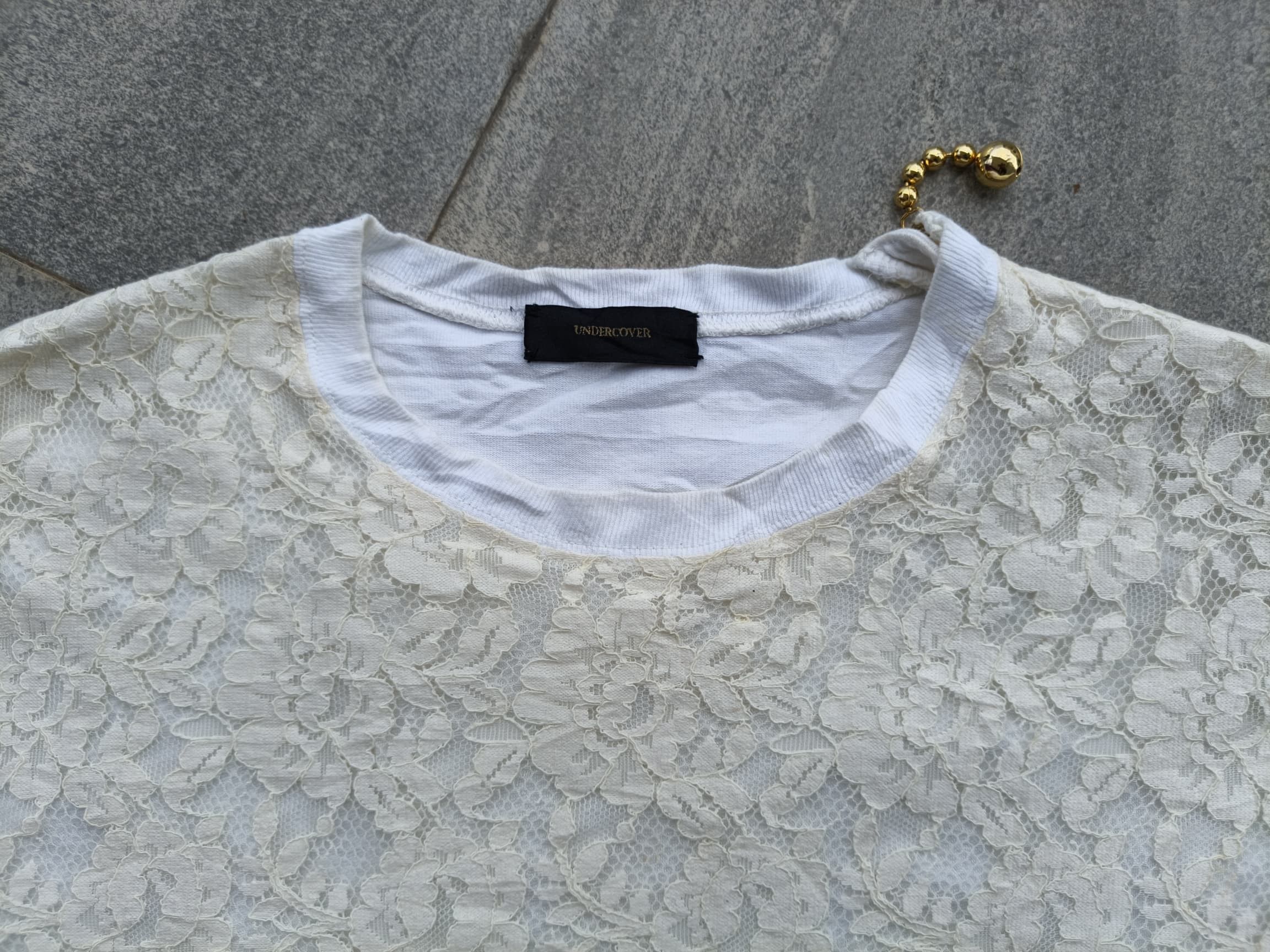 Undercover Rare 🔥 Unisex Undercover Jun Takahashi Lace Shirt Size M / US 6-8 / IT 42-44 - 5 Thumbnail