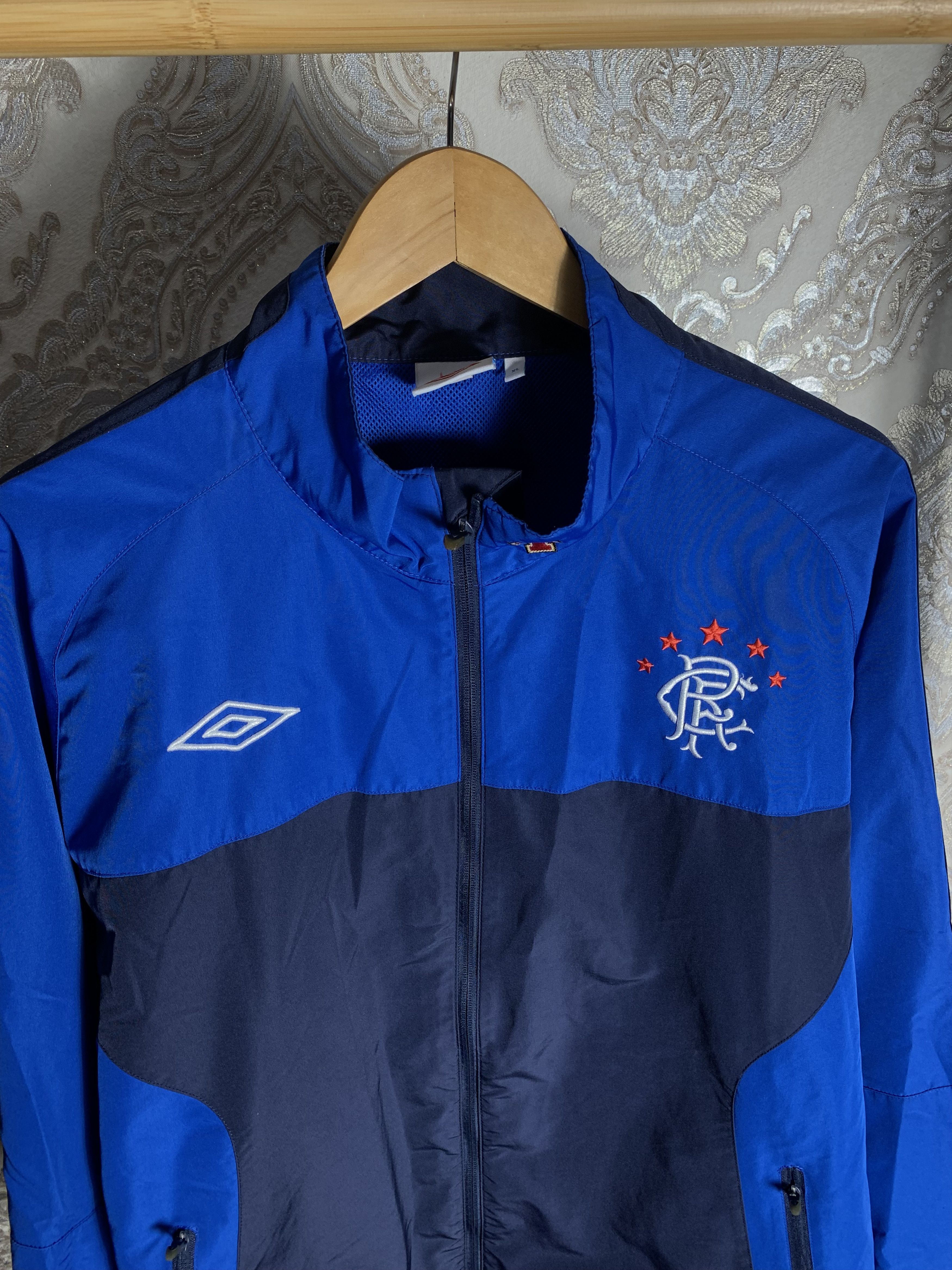 Umbro VINTAGE UMBRO FC RANGERS SCOTLAND RETRO SOCCER JACKET Y2K Size US XL / EU 56 / 4 - 2 Thumbnail