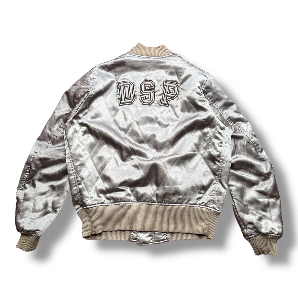 Vintage VINTAGE POPPA DRUG STORE SATIN PATCHES BOMBER JACKET Size US L / EU 52-54 / 3 - 4 Thumbnail