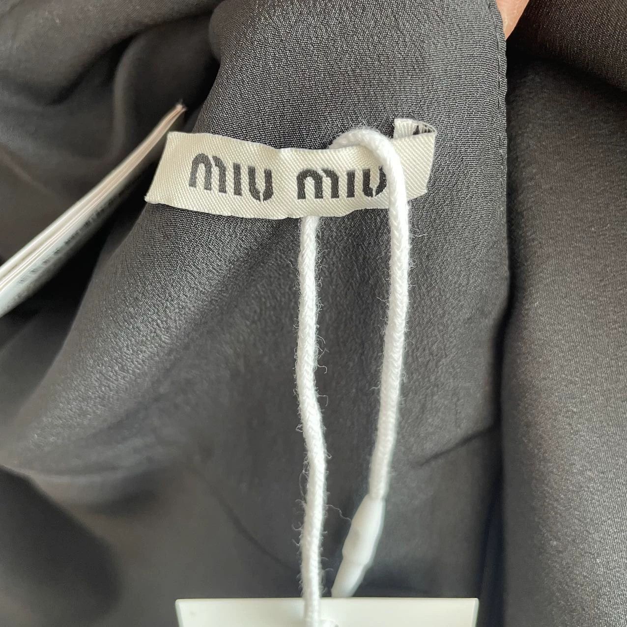 Miu Miu MIU MIU Women's Solid Top 38 Size XS / US 0-2 / IT 36-38 - 3 Thumbnail