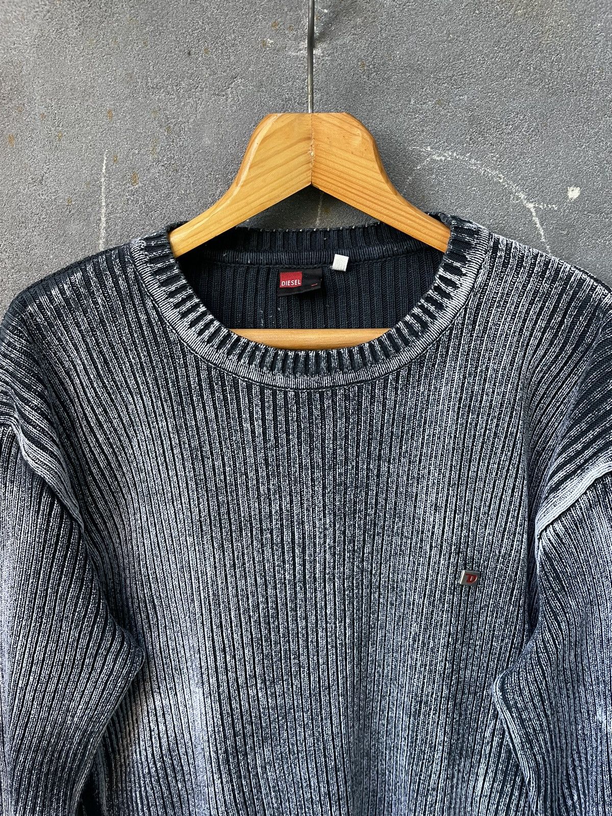 Diesel Diesel Ribbed Knit Sweater Vintage Size US XL / EU 56 / 4 - 2 Thumbnail