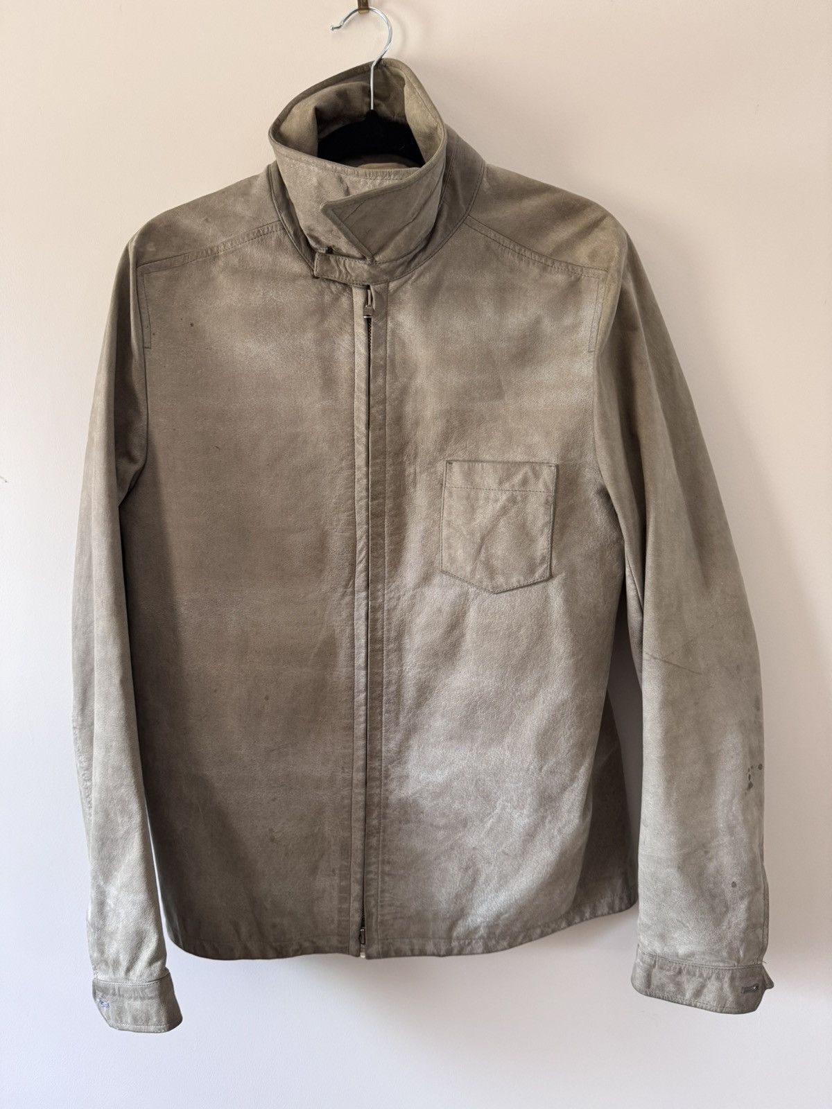 Carol Christian Poell Carol Christian Poell 2002 Pigskin Leather Jacket – Size US M / EU 48-50 / 2 - 2 Thumbnail