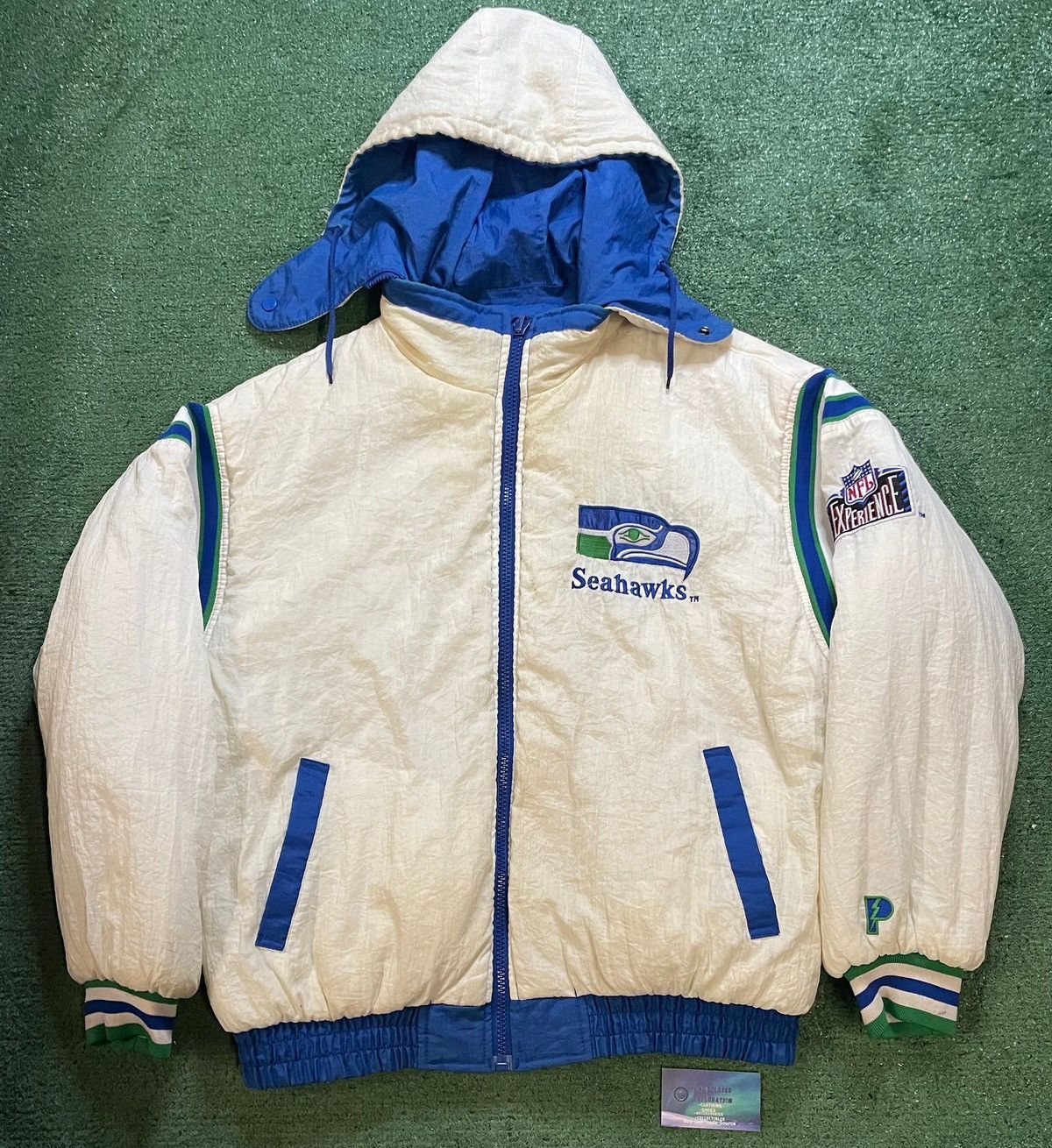 Pro Player Vintage 1990s Seattle Seahawks reversible pro player Jacket Size US XL / EU 56 / 4 - 3 Thumbnail