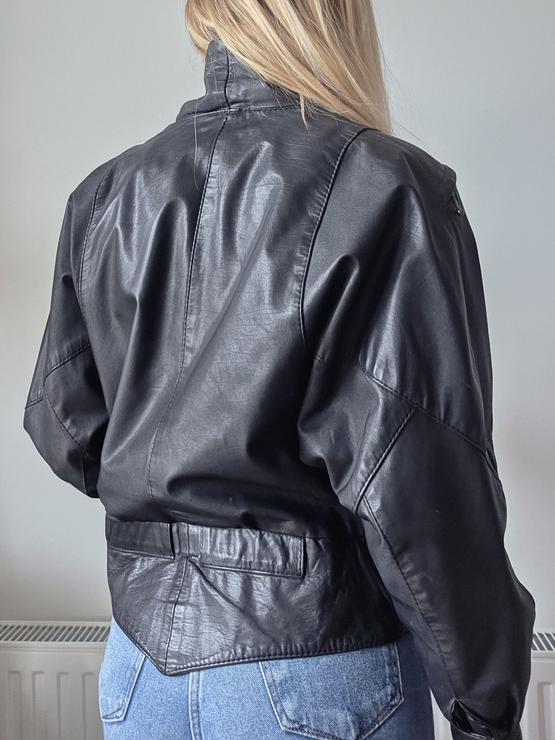 Handmade Unique vintage jacket made of genuine leather rare Size M / US 6-8 / IT 42-44 - 5 Thumbnail