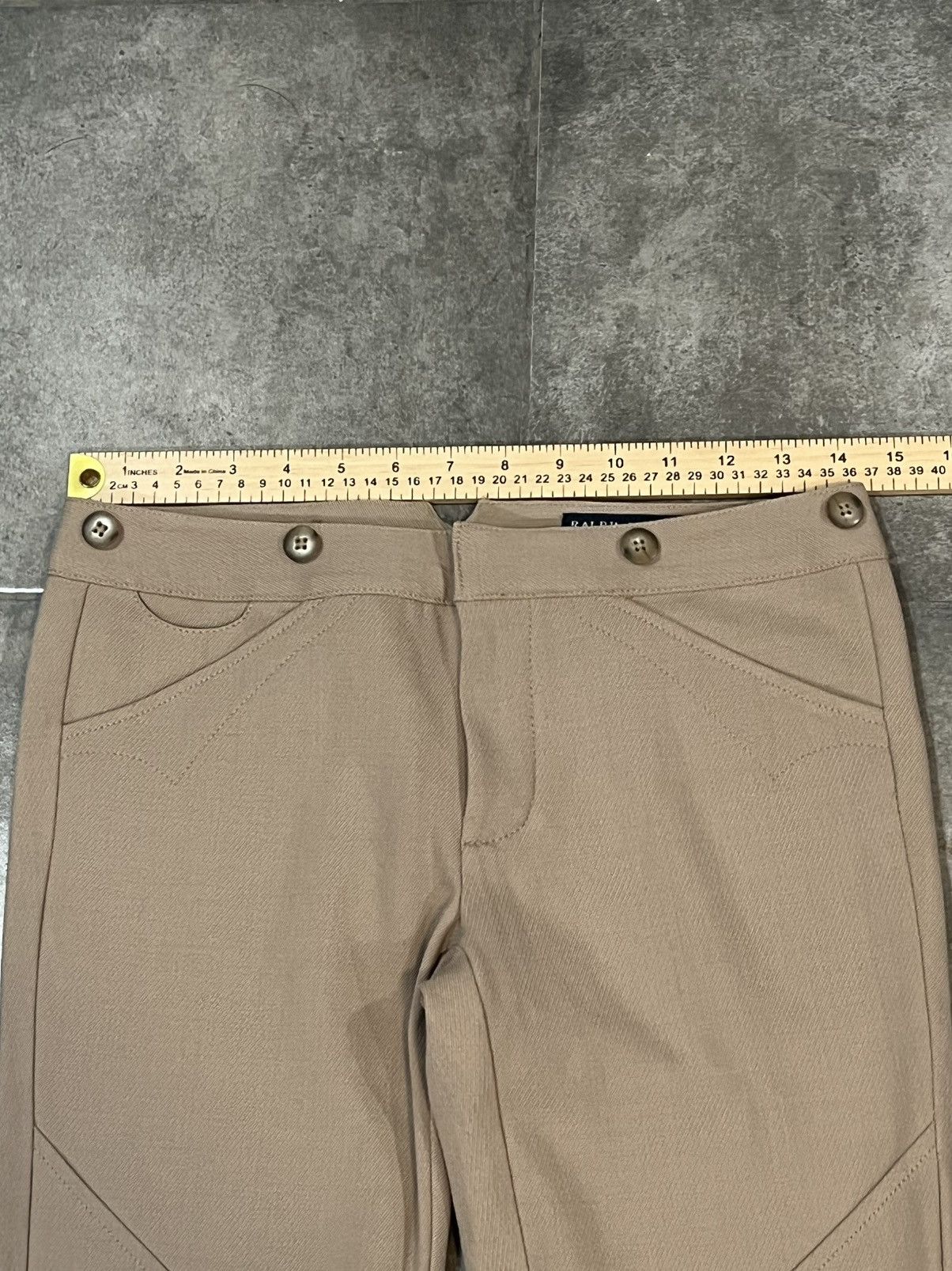 Ralph Lauren Ralph Lauren Wool Blend Equestrian Riding Trousers w Leather Size 26" / US 2 / IT 38 - 7 Thumbnail