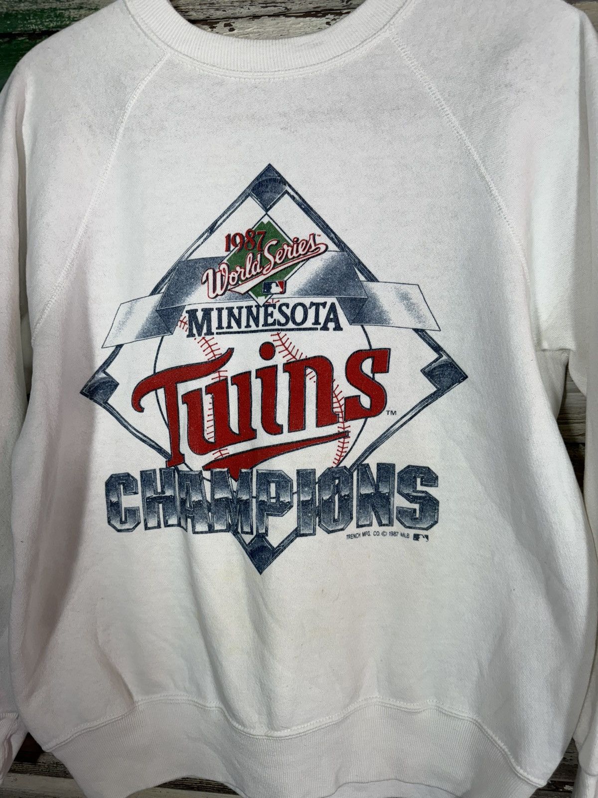 Vintage Vintage 1987 World Series Minnesota Twins Sweatshirt Size US L / EU 52-54 / 3 - 2 Thumbnail
