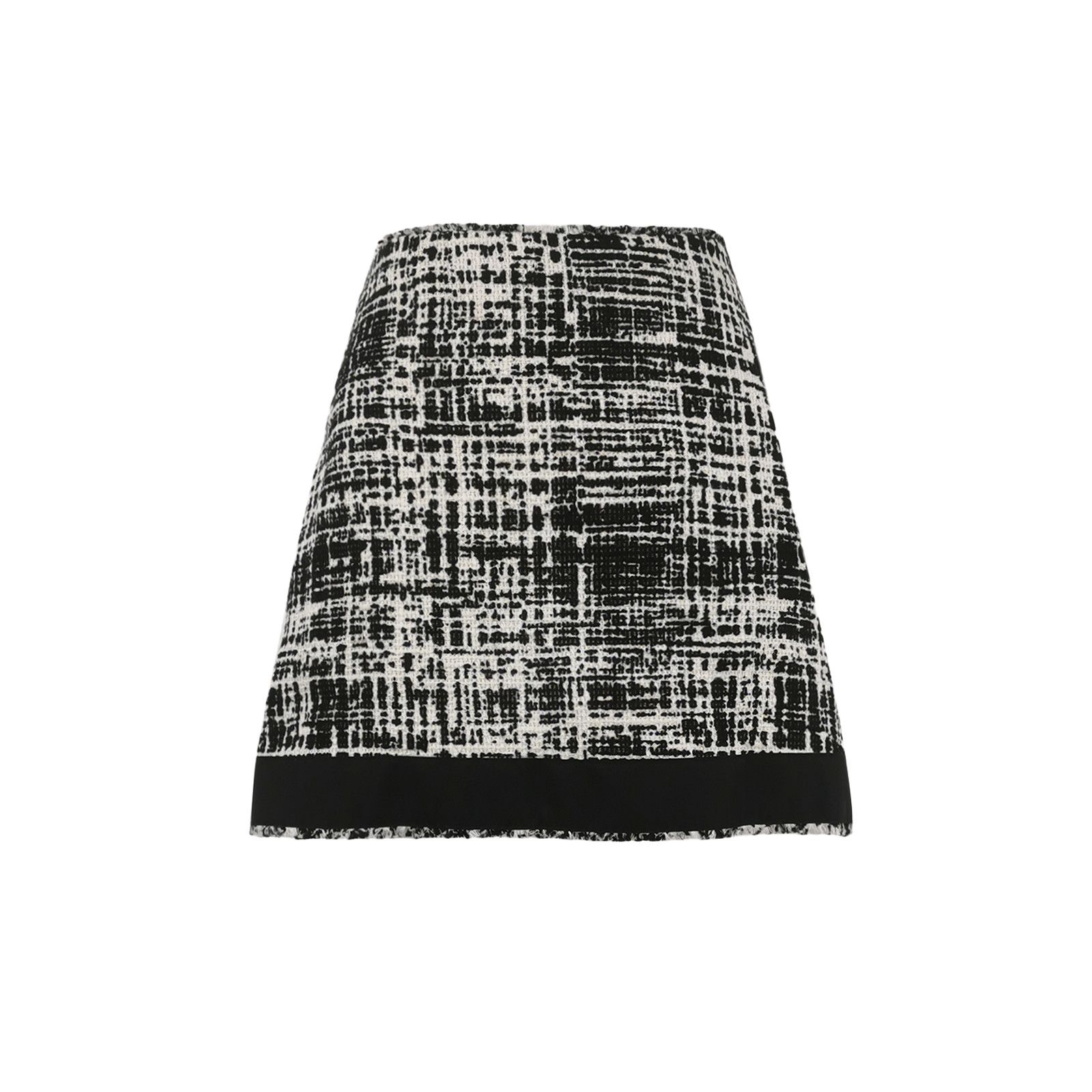 Prada Prada Checkered Mini Skirt Size 40 Size 27" / US 4 / IT 40 - 1 Thumbnail