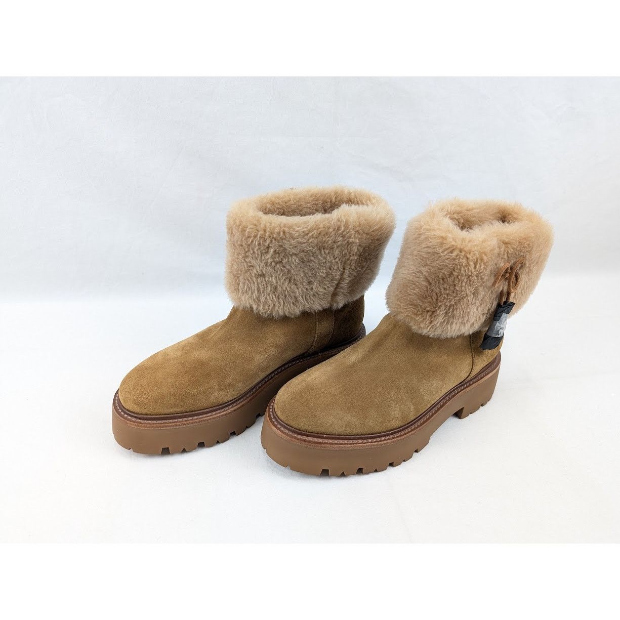 Celine o1rshd1 Shearling Boots in Brown Size US 11 / IT 41 - 17 Thumbnail