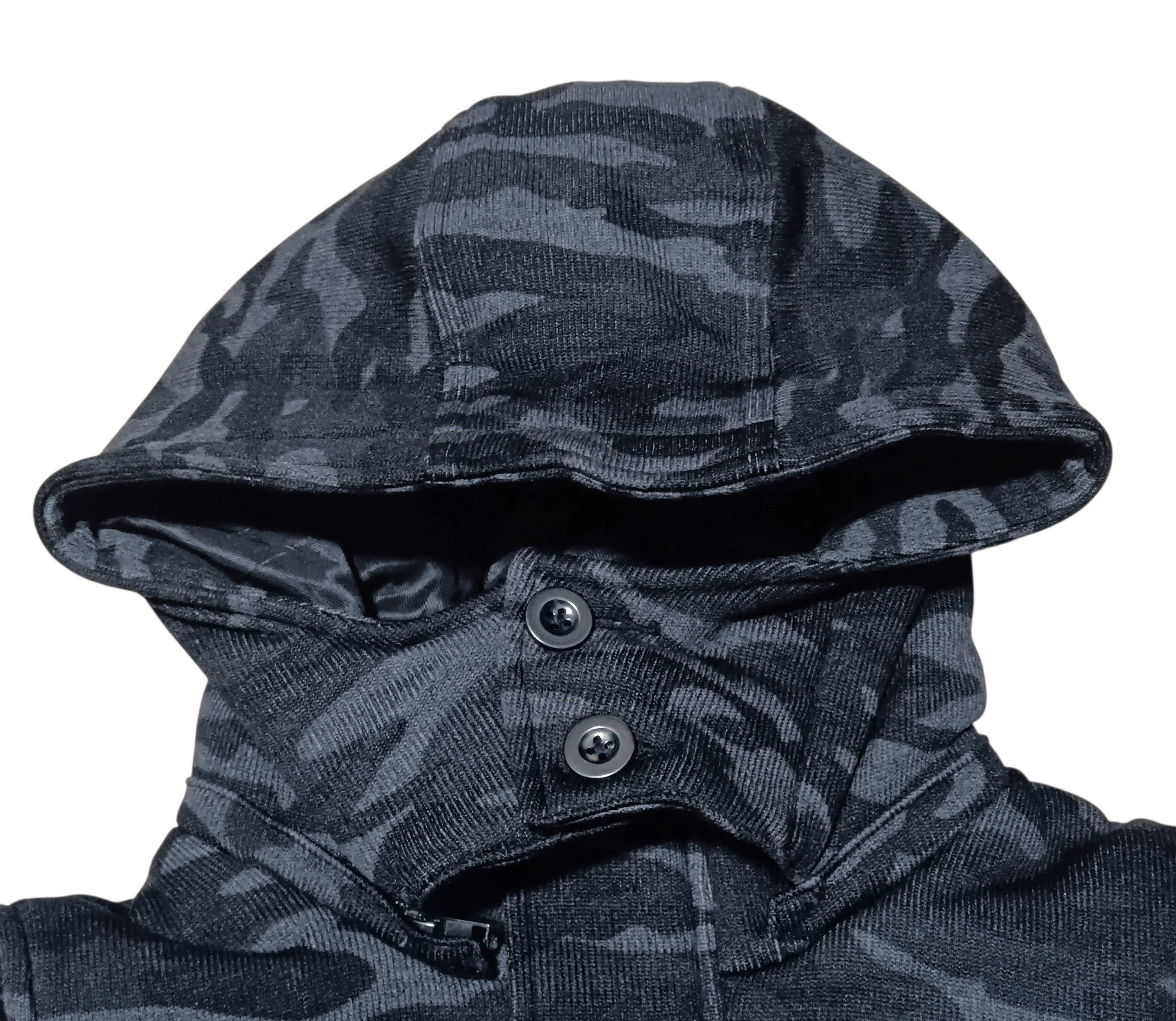 In The Attic IN THE ATTIC CAMO PUNK PUFFER HOODED JACKET Size US XL / EU 56 / 4 - 2 Thumbnail
