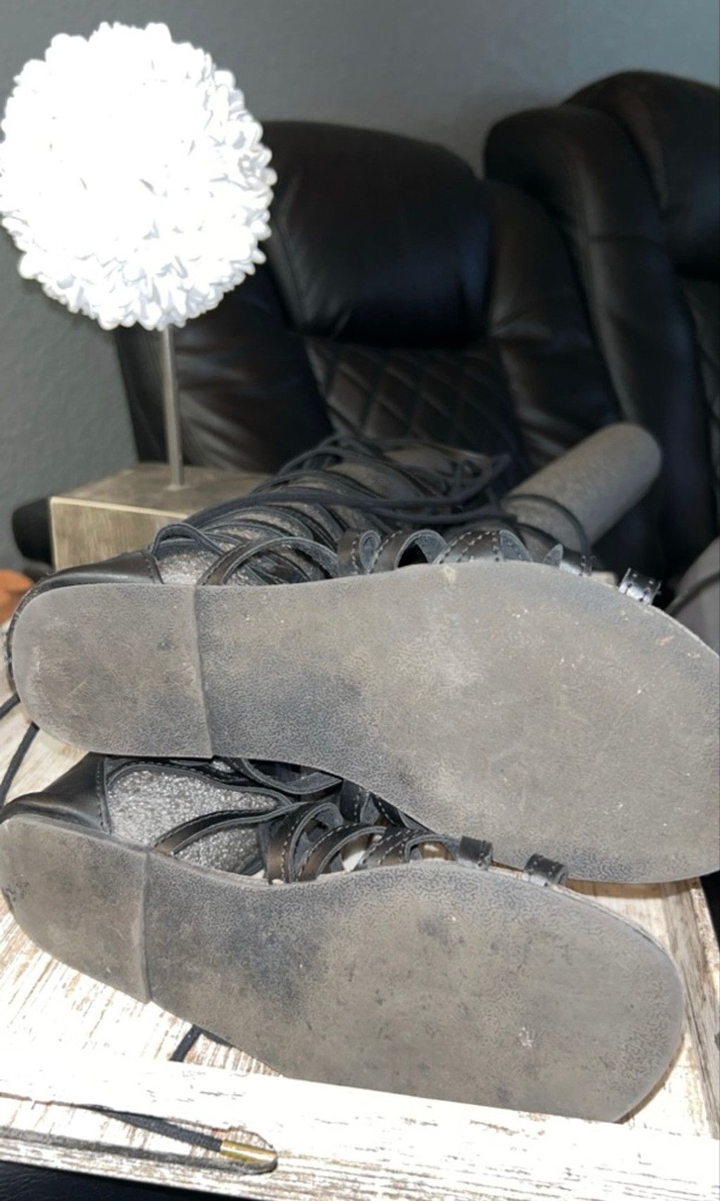 The Unbranded Brand Women's Black Gladiator Sandals Size 6 Size US 6 / IT 36 - 5 Thumbnail