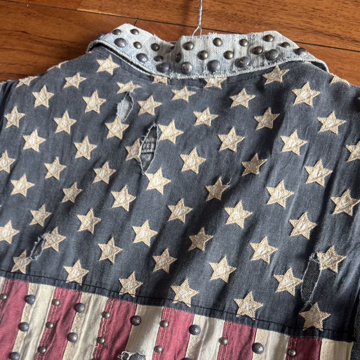Denim & Supply Ralph Lauren RALPH LAUREN DENIM SUPPLY FLAG STUDDED DENIM JACKET Size US S / EU 44-46 / 1 - 4 Thumbnail