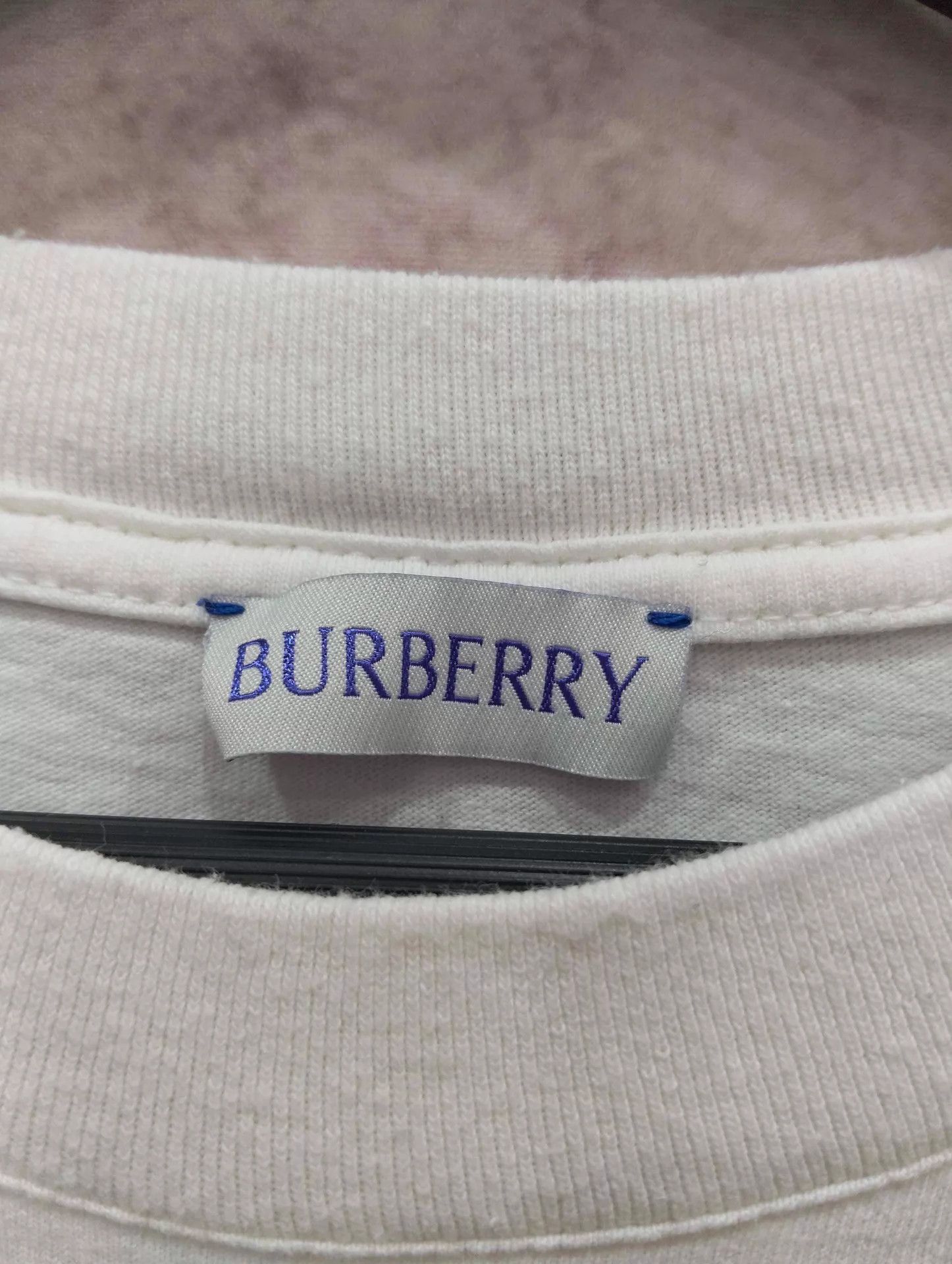 Burberry Burberry Letter Plant Print Crew Neck Short Sleeve Tee L Size US L / EU 52-54 / 3 - 3 Thumbnail