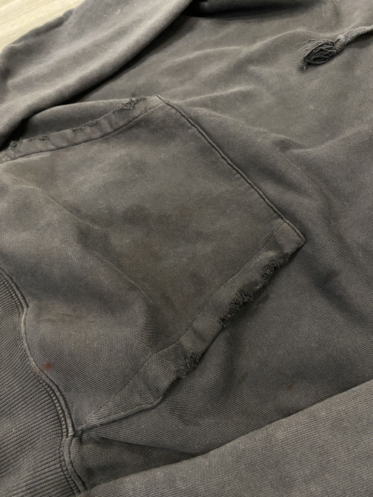 Saint Laurent Paris Saint Laurent Hedi Slimane Logo Hoodie Distressing Size US M / EU 48-50 / 2 - 8 Thumbnail