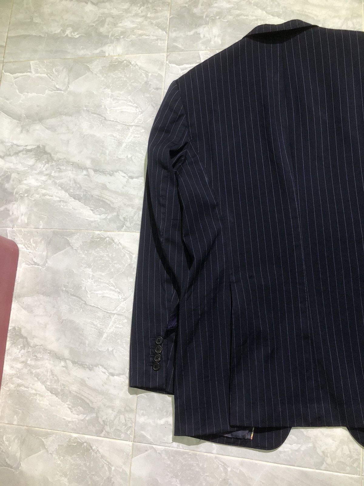 Cerruti 1881 × Paul Smith Paul Smith x Lanificio Cerruti stripe blazer single breasted Size 38R - 18 Thumbnail