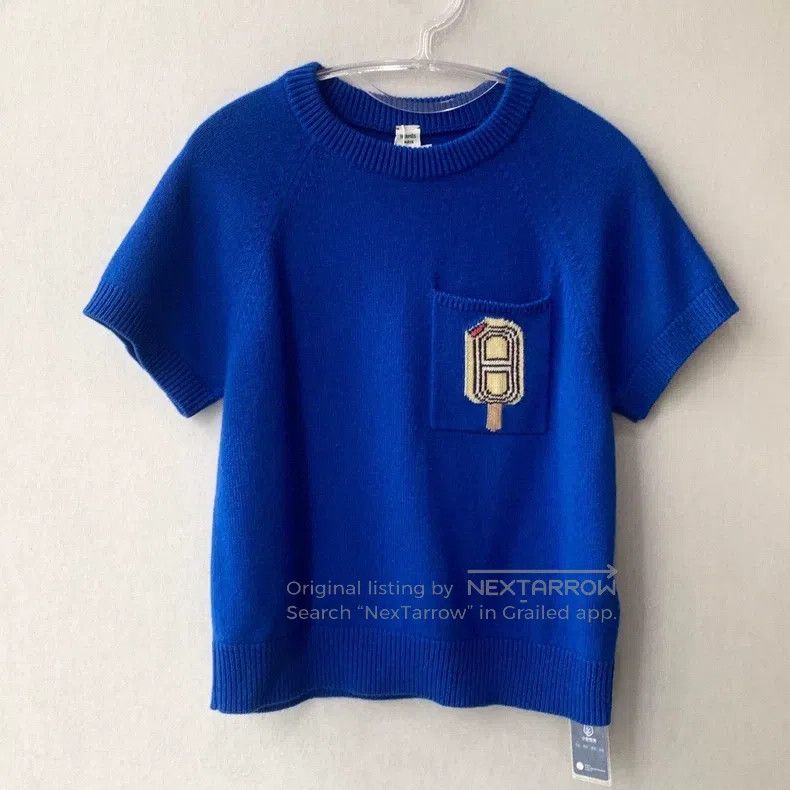 Hermes Hermes Pig Nose Cashmere Short Sleeve Size XS / US 0-2 / IT 36-38 - 1 Thumbnail
