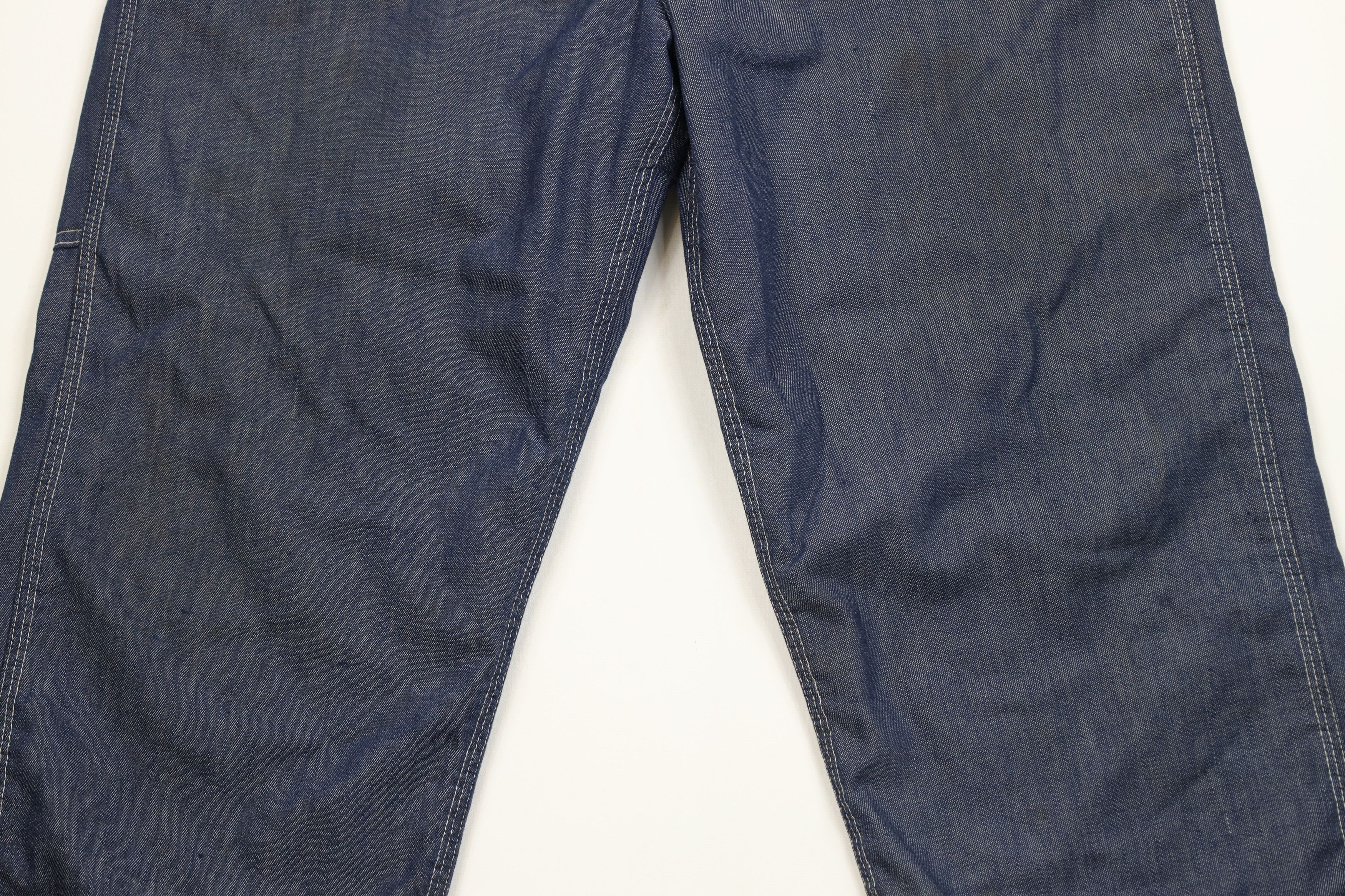 Vintage Vintage 60s 70s Streetwear Quilt Lined Wide Leg Jeans Size US 36 / EU 52 - 4 Thumbnail