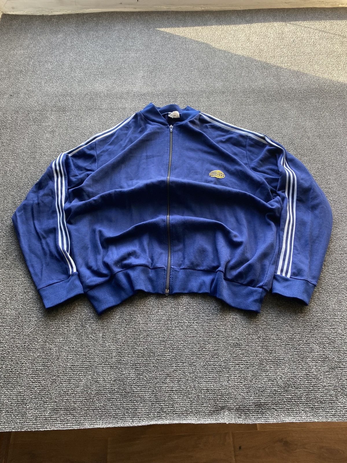 Adidas 🔥Adidas Ventex Vintage 80s Zip Sweatshirt Bomber style blue Size US M / EU 48-50 / 2 - 1 Thumbnail