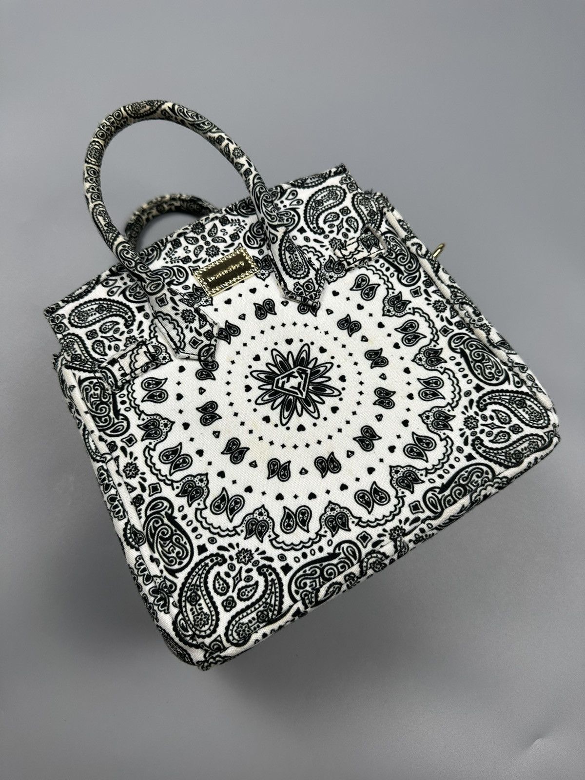 Designer × If Six Was Nine Rare Hermetic Paisley Birkin Inspired By Hermes Birkin Size ONE SIZE - 12 Thumbnail