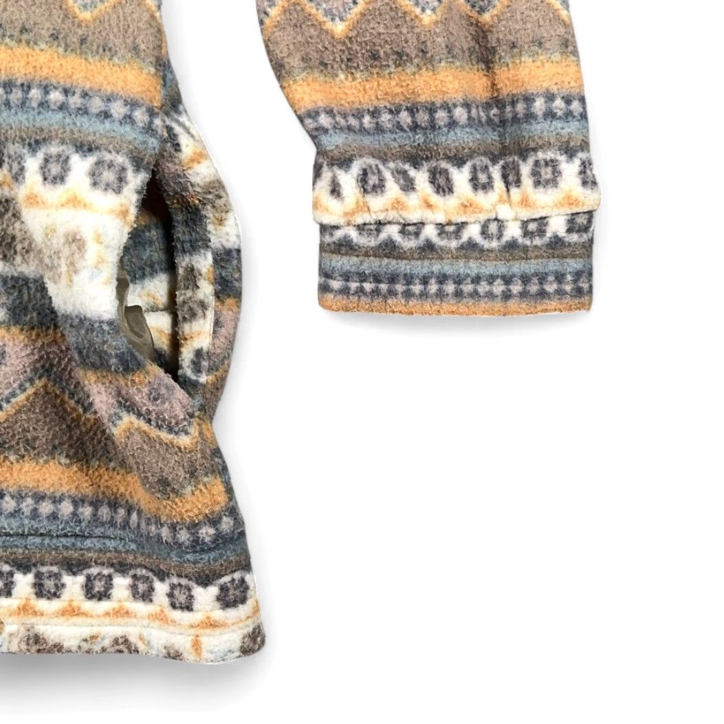 Haband VINTAGE Haband Southwest Jacket Womens XL Fleece Brown Orange Aztec 90s Geometric Casual Workwear Size XL / US 12-14 / IT 48-50 - 6 Thumbnail