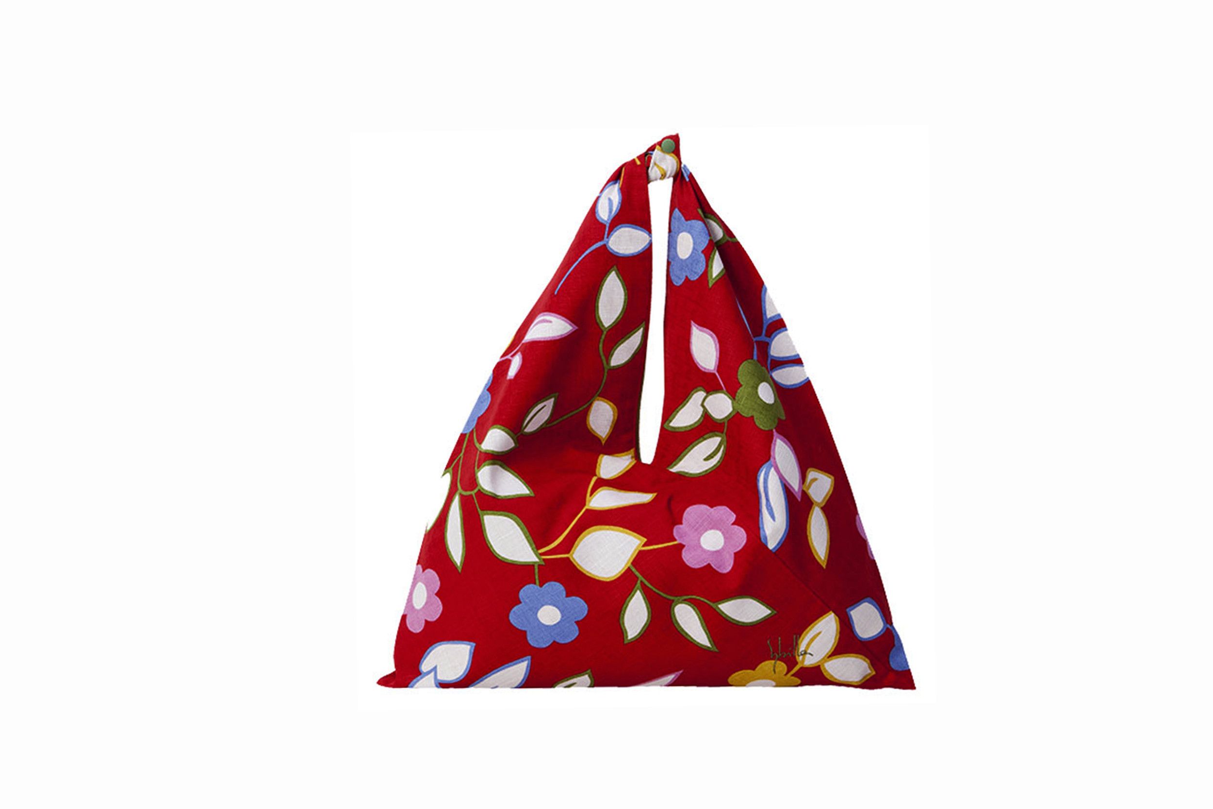 Japanese Brand Triangle Shaped Medium Size top handle bag // shoulder bag Size ONE SIZE - 1 Thumbnail
